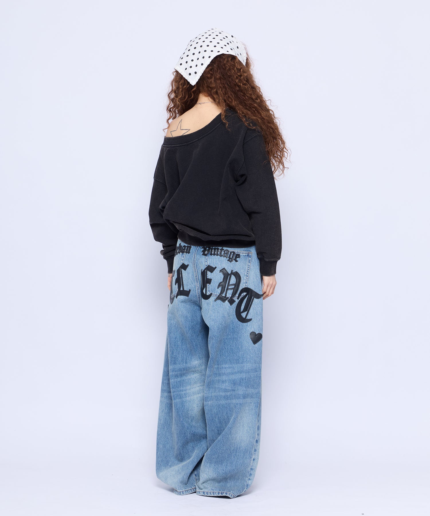 MODEL:168cm/COLOR:BLU/SIZE:M
