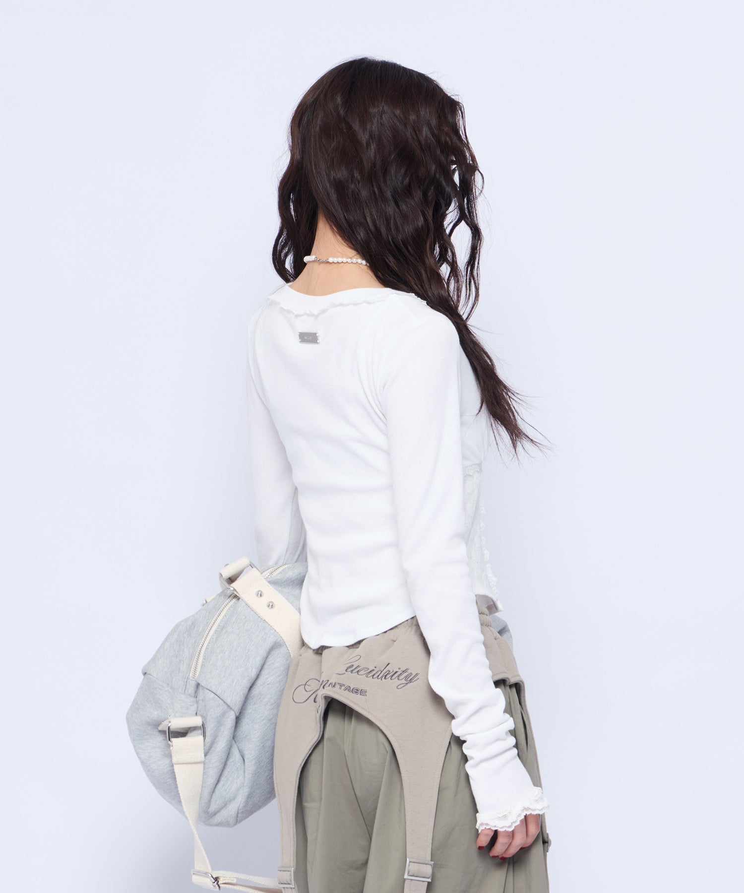 MODEL:160cm/COLOR:WHT/SIZE:F