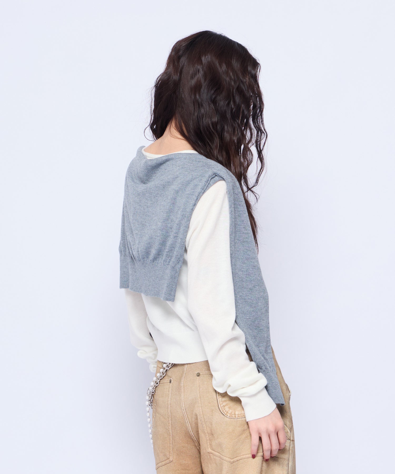 MODEL:160cm/COLOR:WHT/SIZE:F