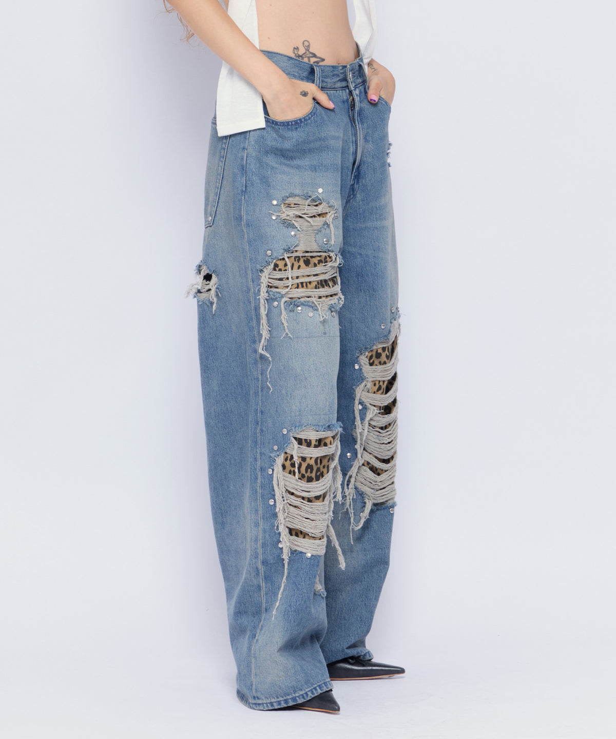 MODEL:168cm/COLOR:BLU/SIZE:M