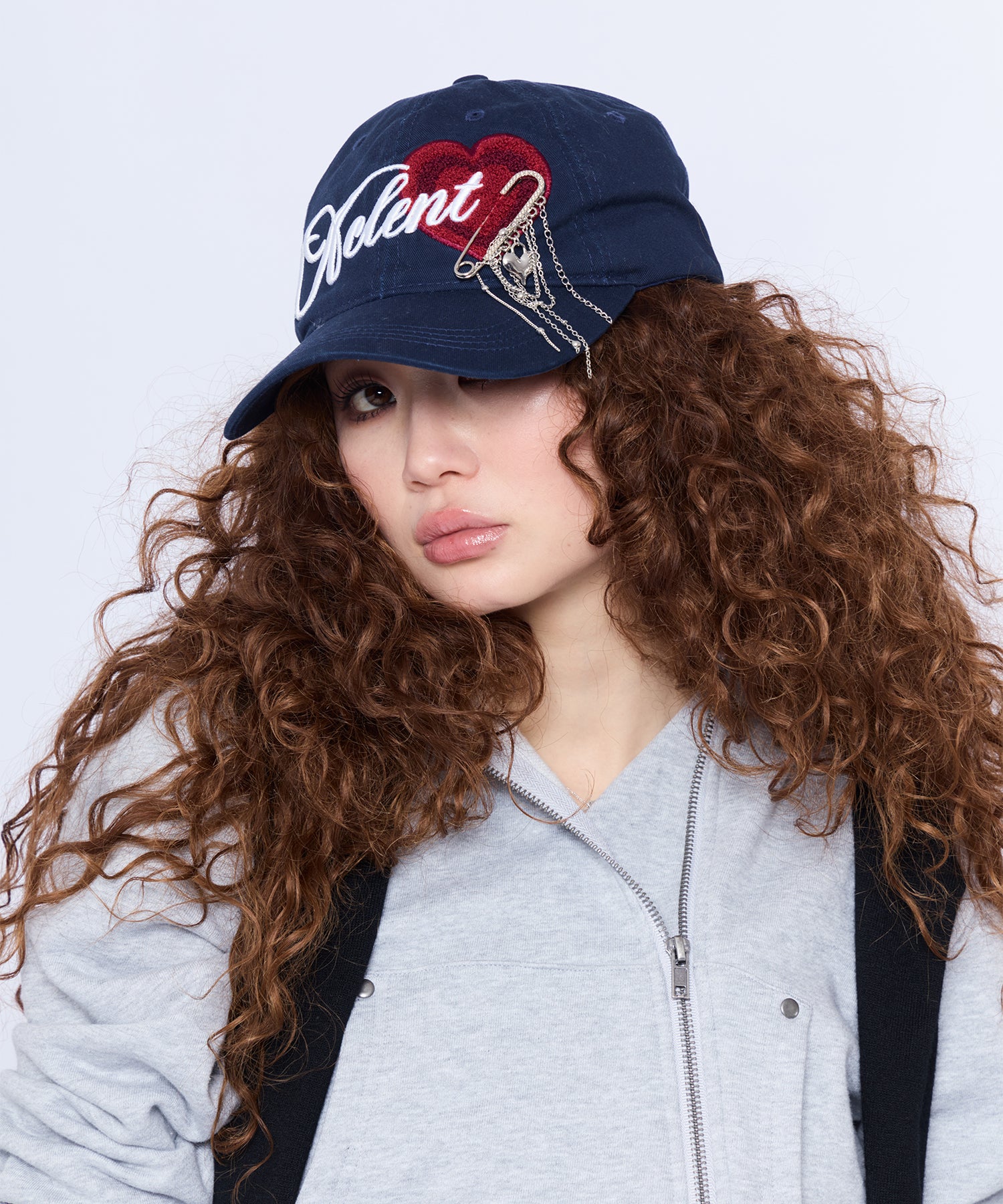 Heart Charm Logo Cap