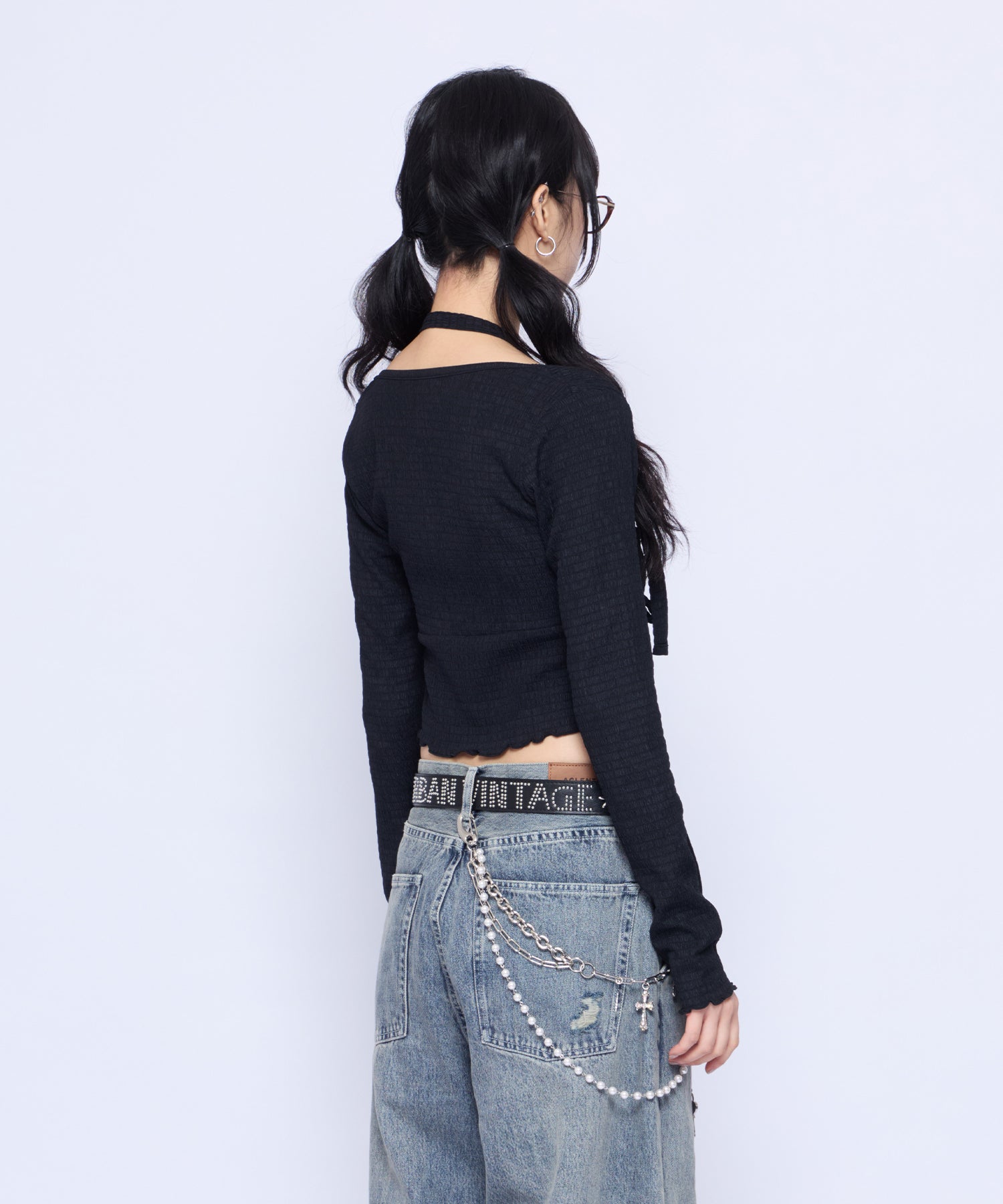 MODEL:172cm/COLOR:BLK/SIZE:F