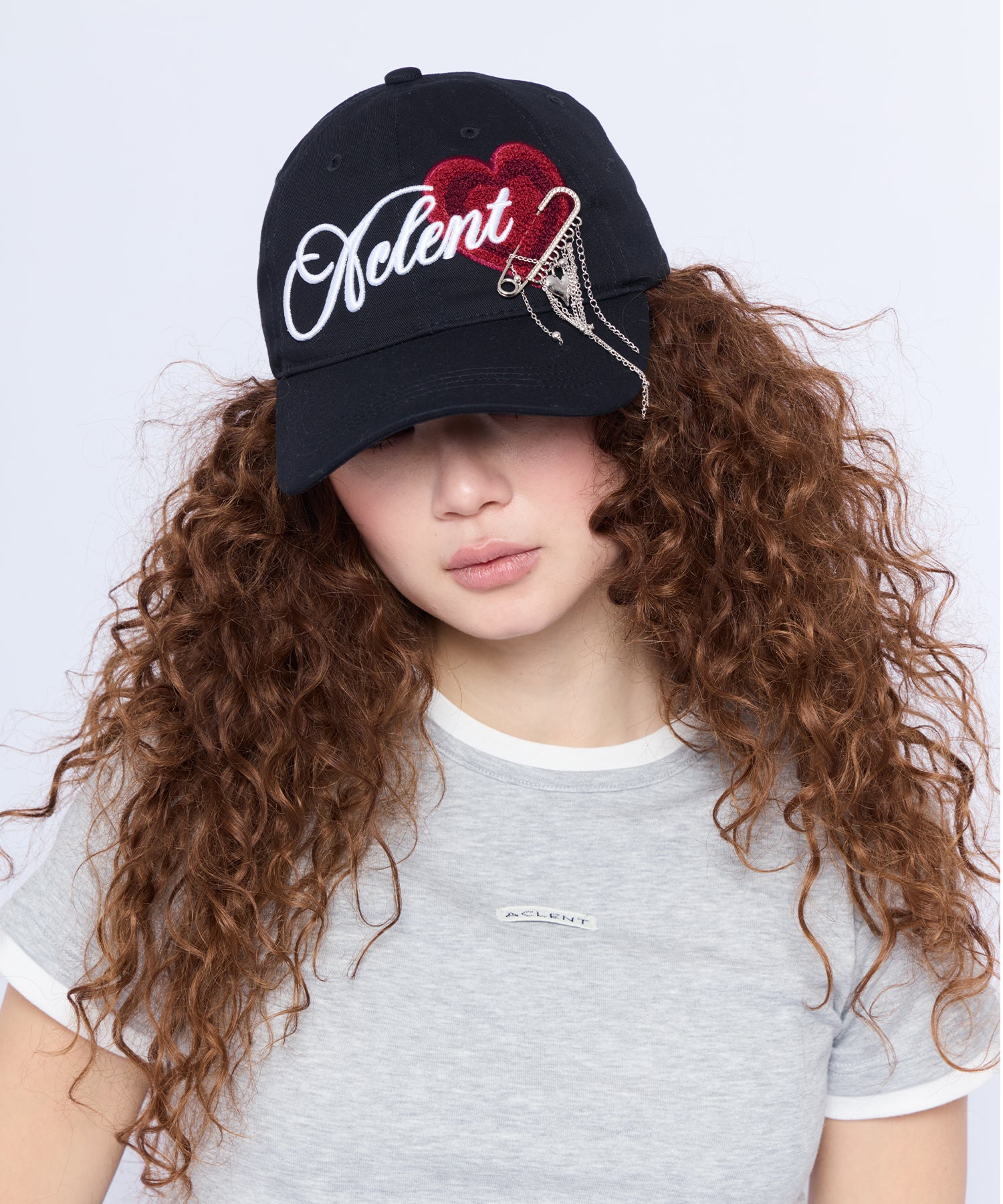 Heart Charm Logo Cap