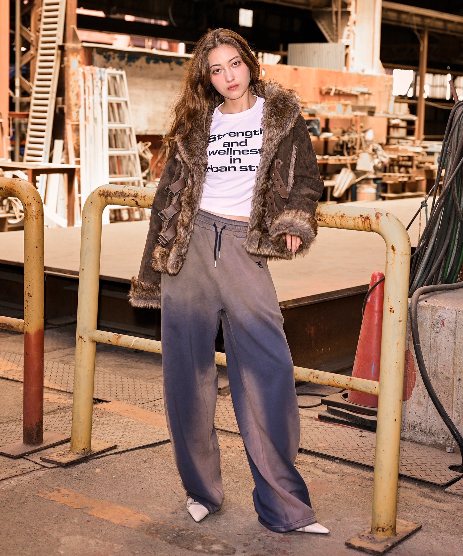 MODEL:163cm/COLOR:NAVY/SIZE:M