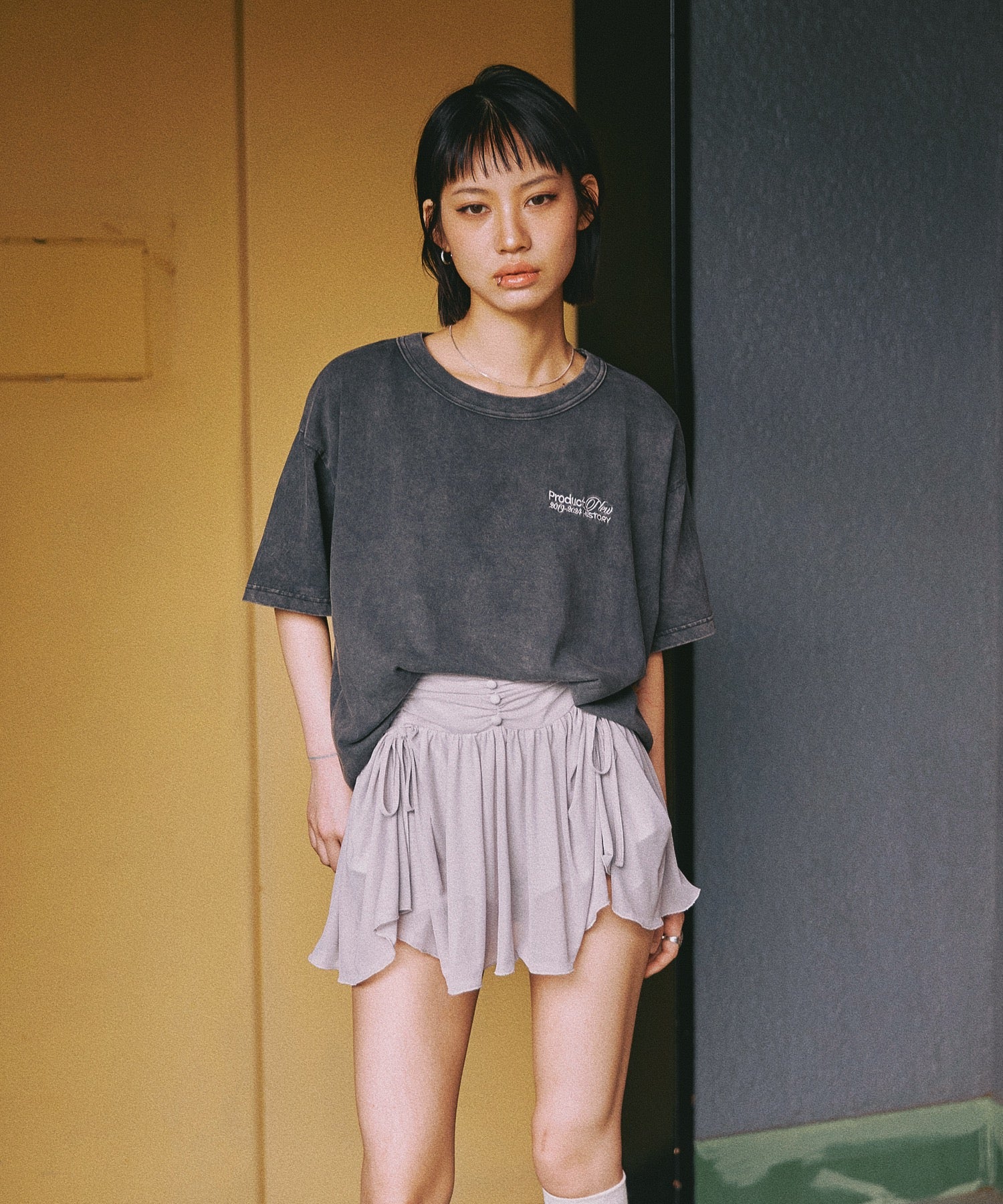 MODEL:161cm/COLOR:GRAY/SIZE:F