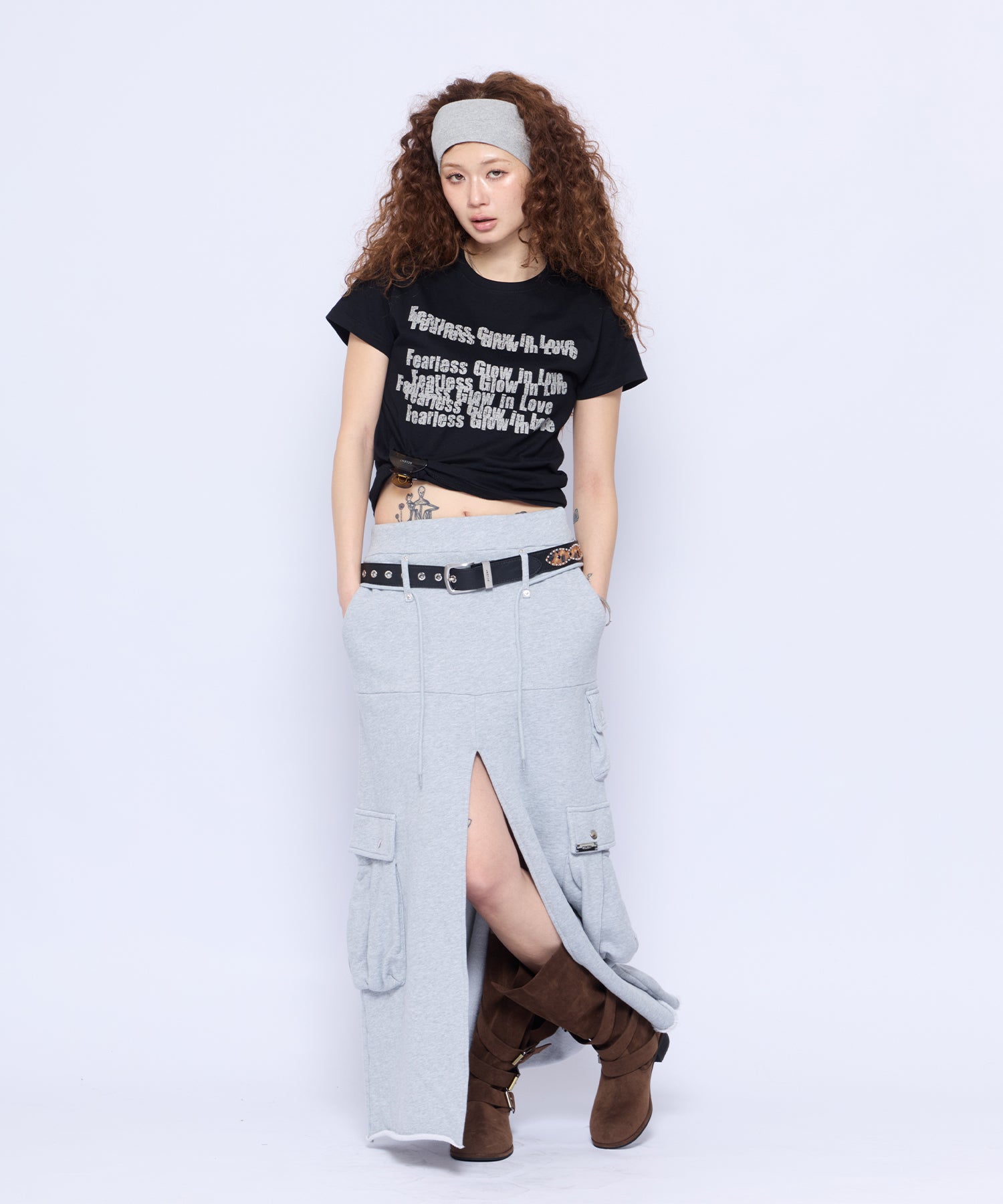 MODEL:168cm/COLOR:GRY/SIZE:F