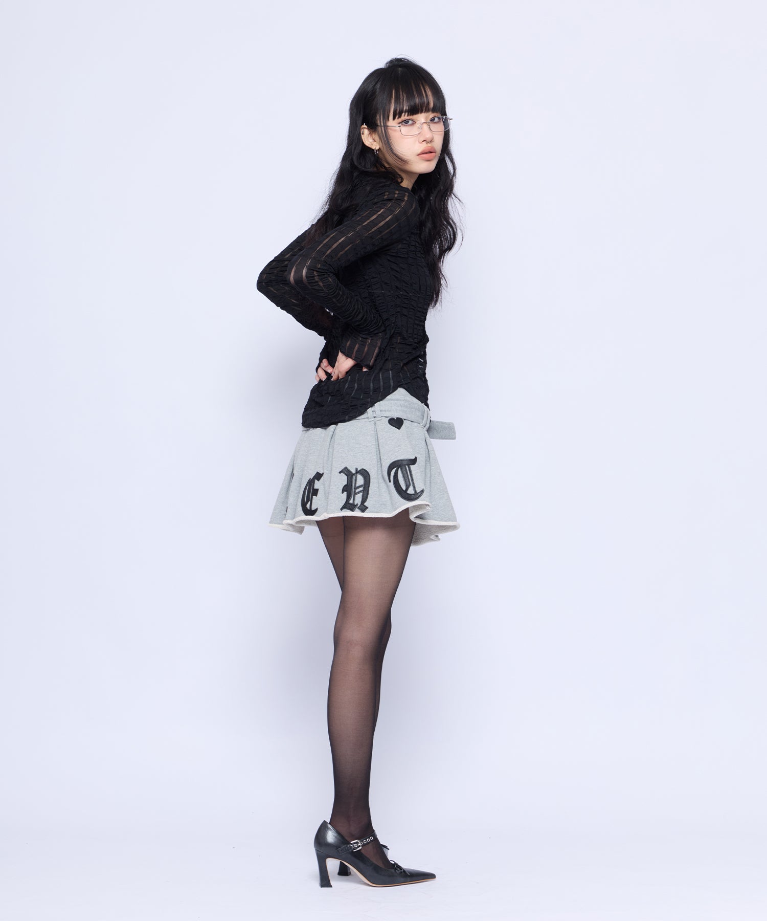 MODEL:172cm/COLOR:GRY/SIZE:M