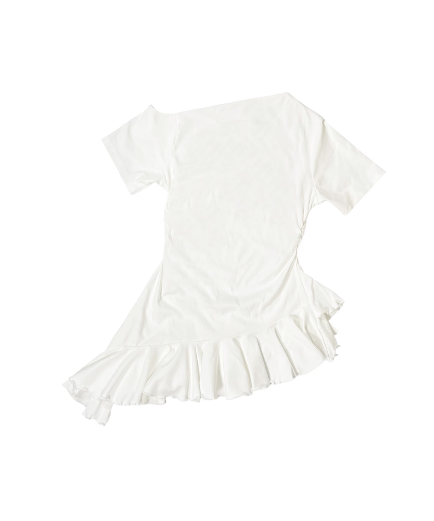 【miyu×ACLENT】ラッフルデザインTシャツ