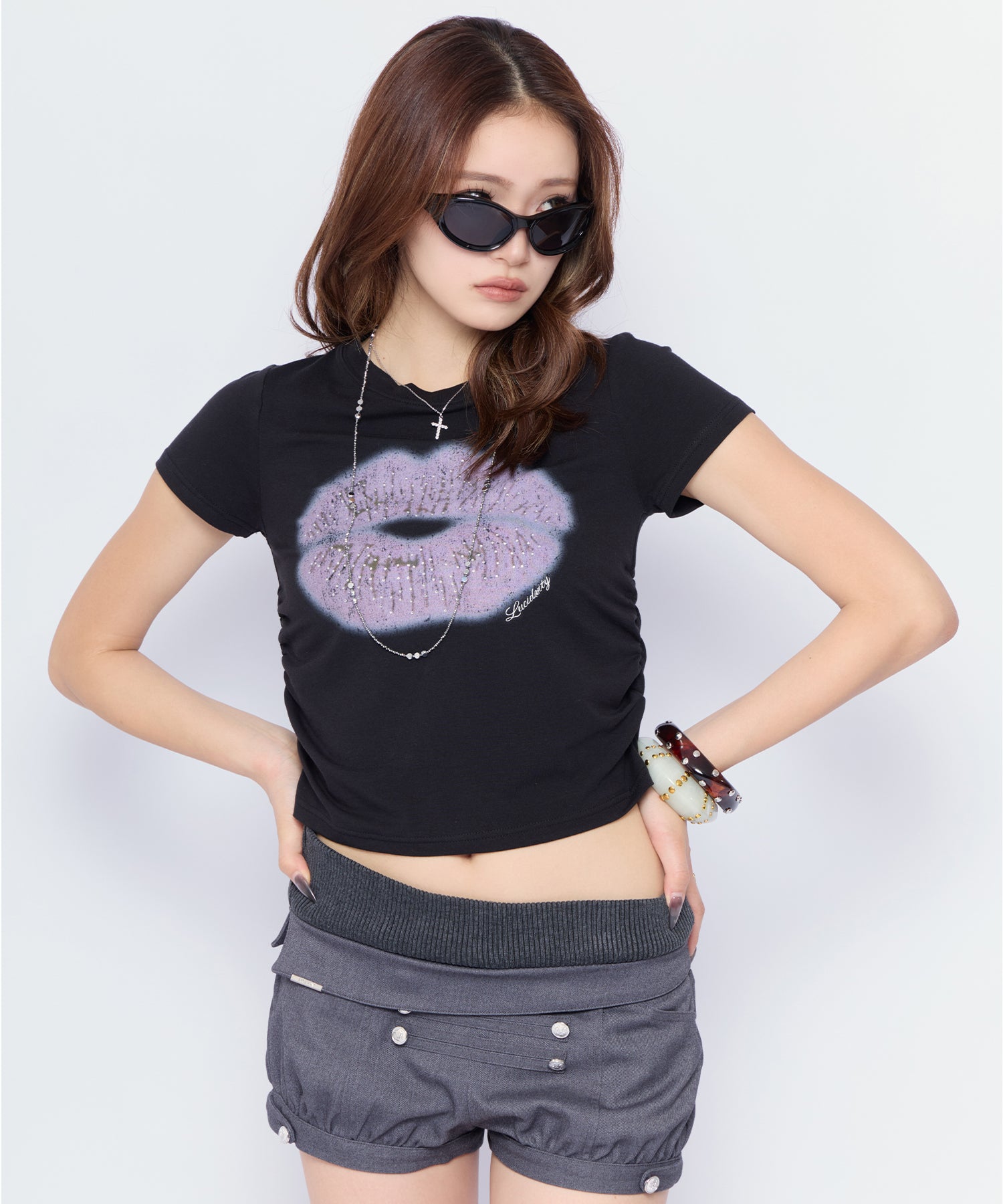 MODEL:170cm/COLOR:BLK/SIZE:F