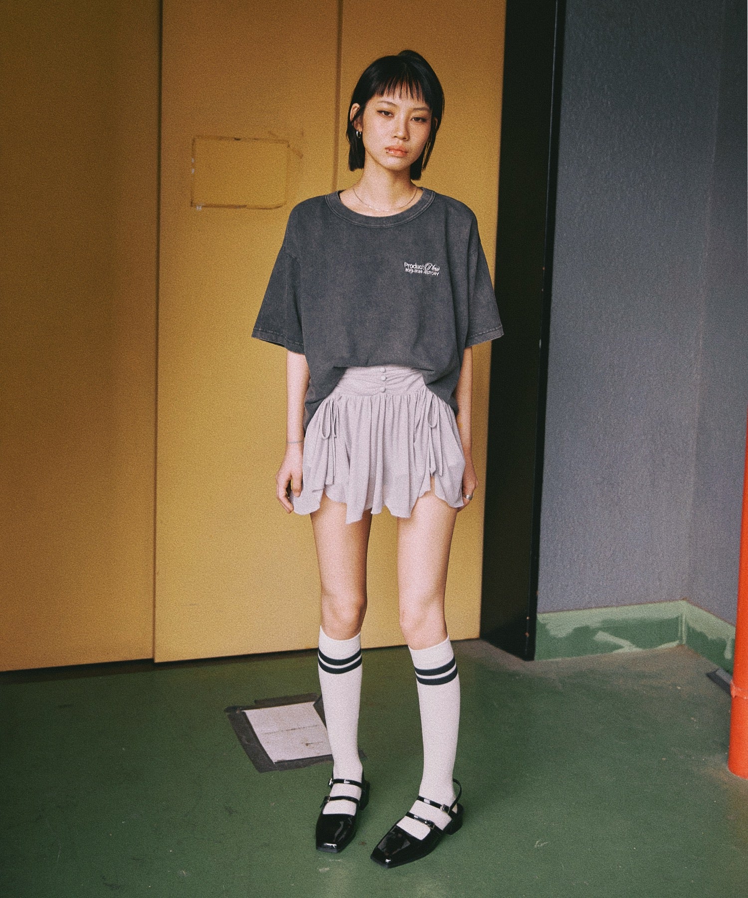 MODEL:161cm/COLOR:GRAY/SIZE:F