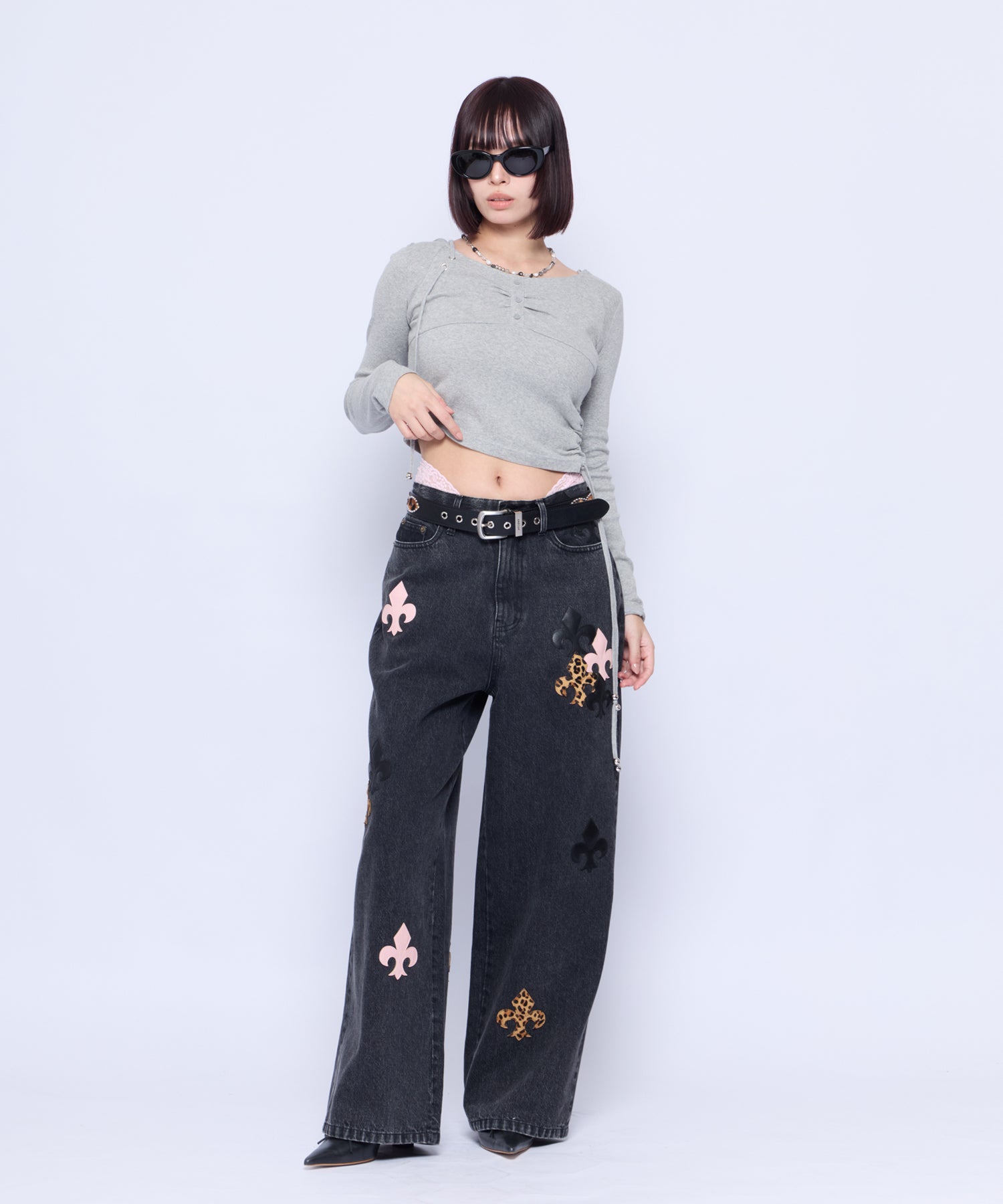 Leather Patch Icon Denim