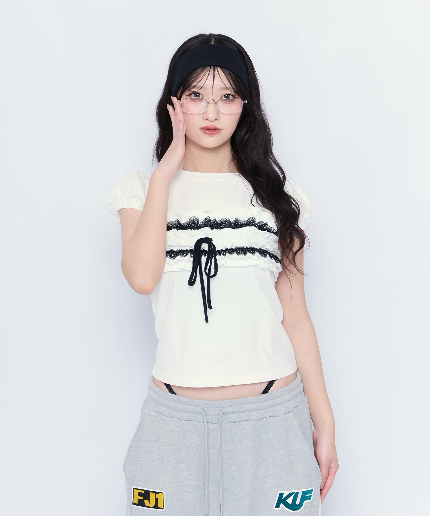 MODEL:155cm/COLOR:WHT/SIZE:F