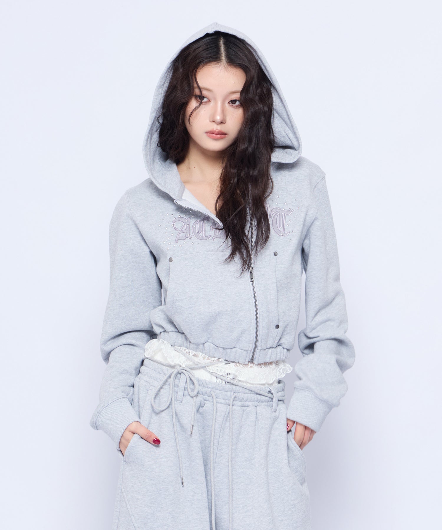 MODEL:160cm/COLOR:GRY/SIZE:F