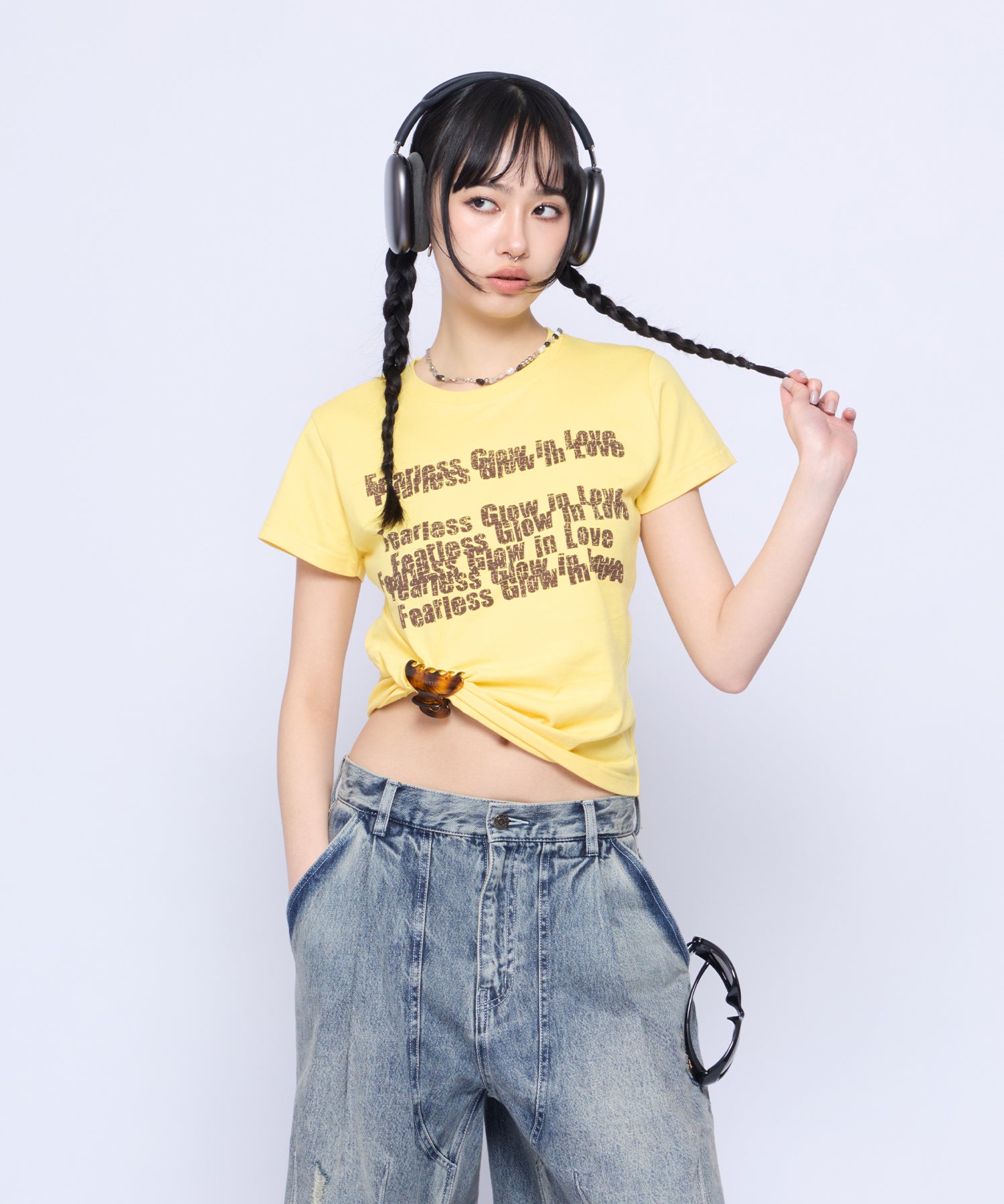 MODEL:172cm/COLOR:YEL/SIZE:F