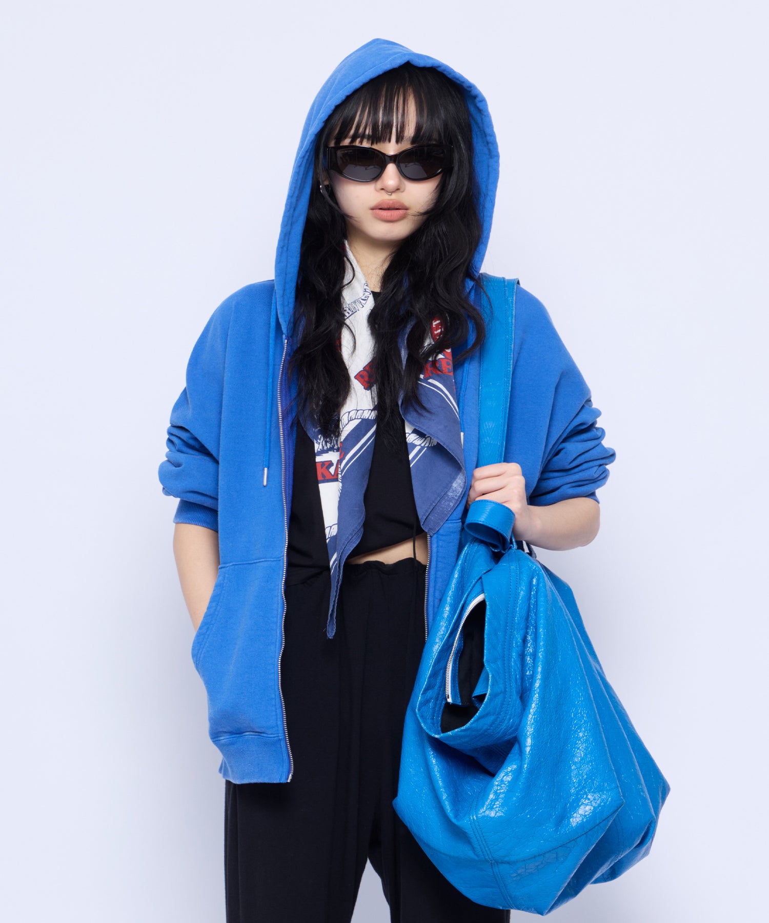 MODEL:172cm/COLOR:BLU/SIZE:F