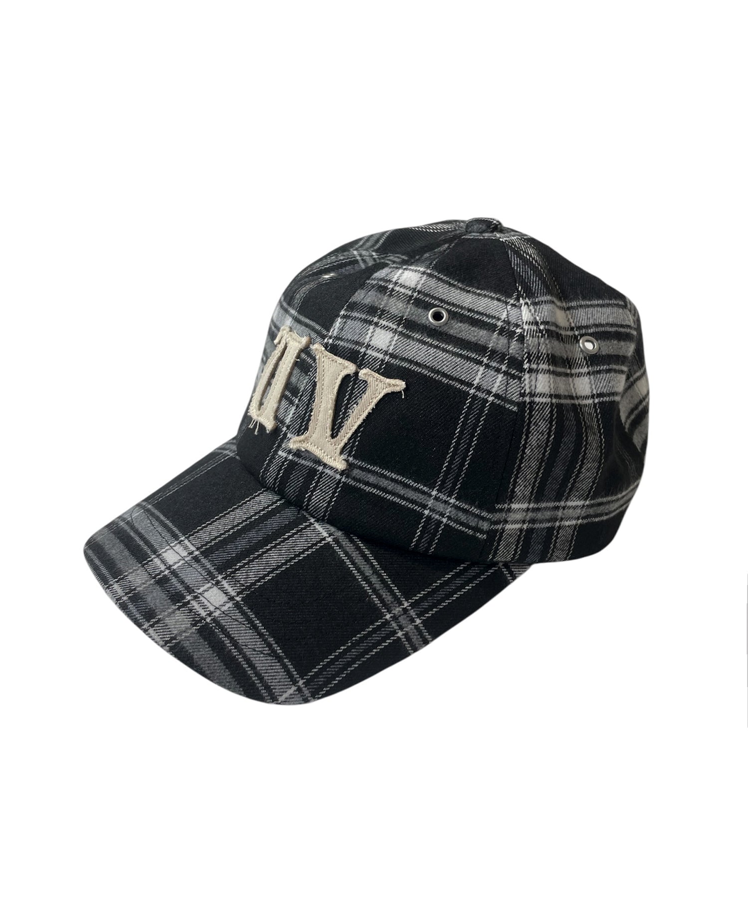 チェックパターンキャップ