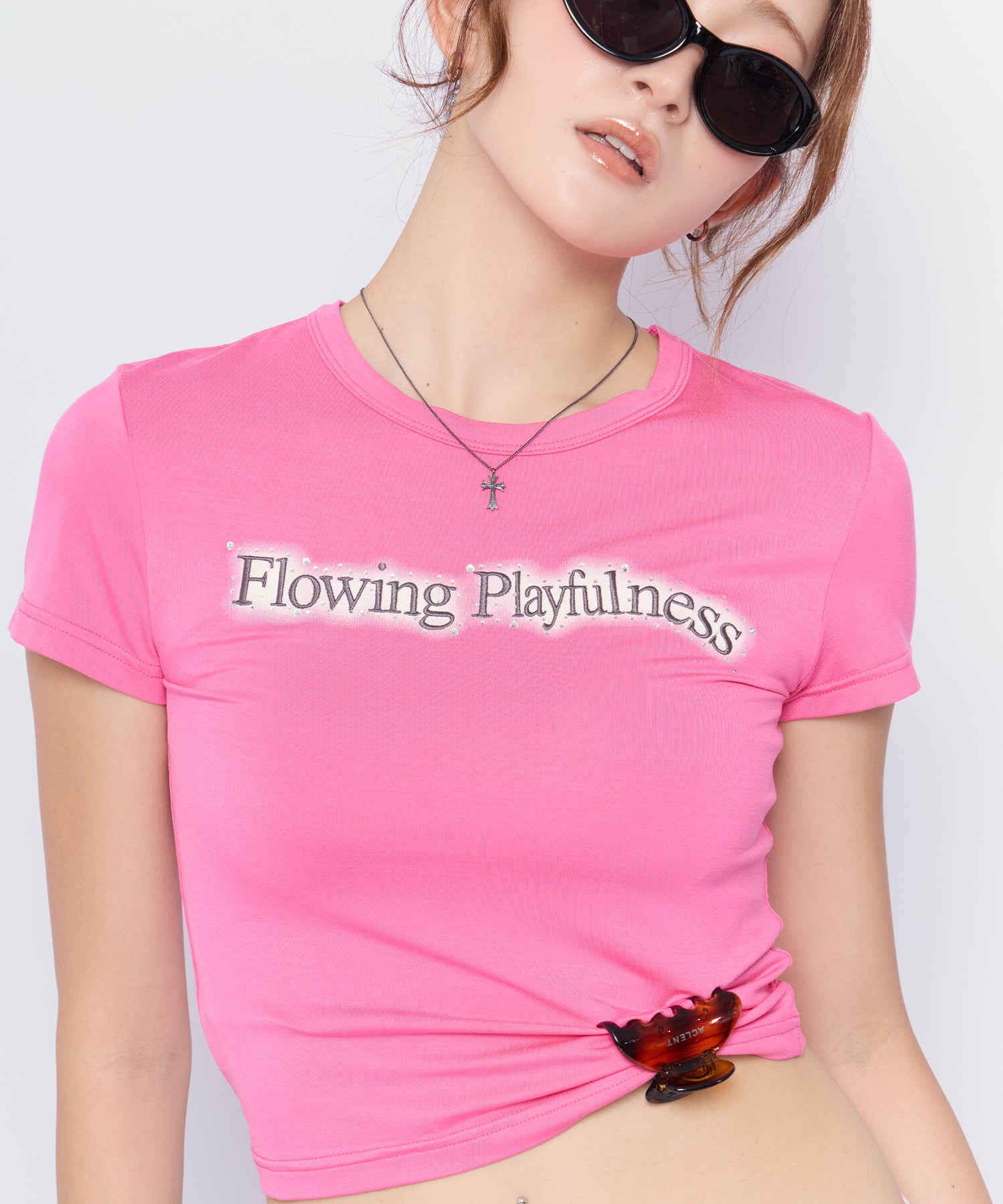 MODEL:170cm/COLOR:PNK/SIZE:F