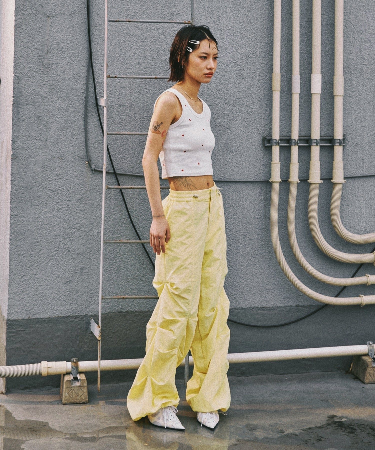 MODEL:161cm/COLOR:YELLOW/SIZE:F