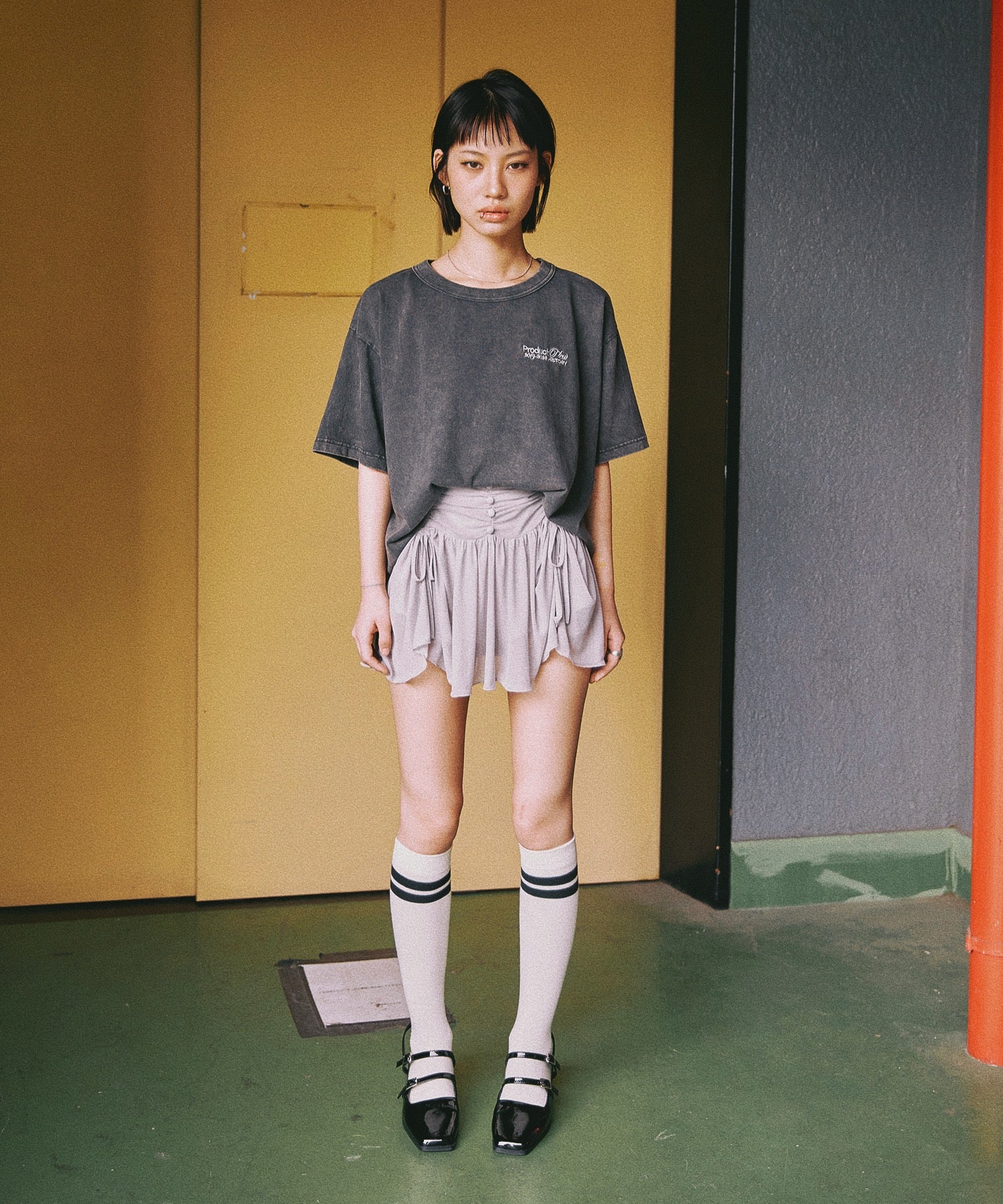 MODEL:161cm/COLOR:GRAY/SIZE:F