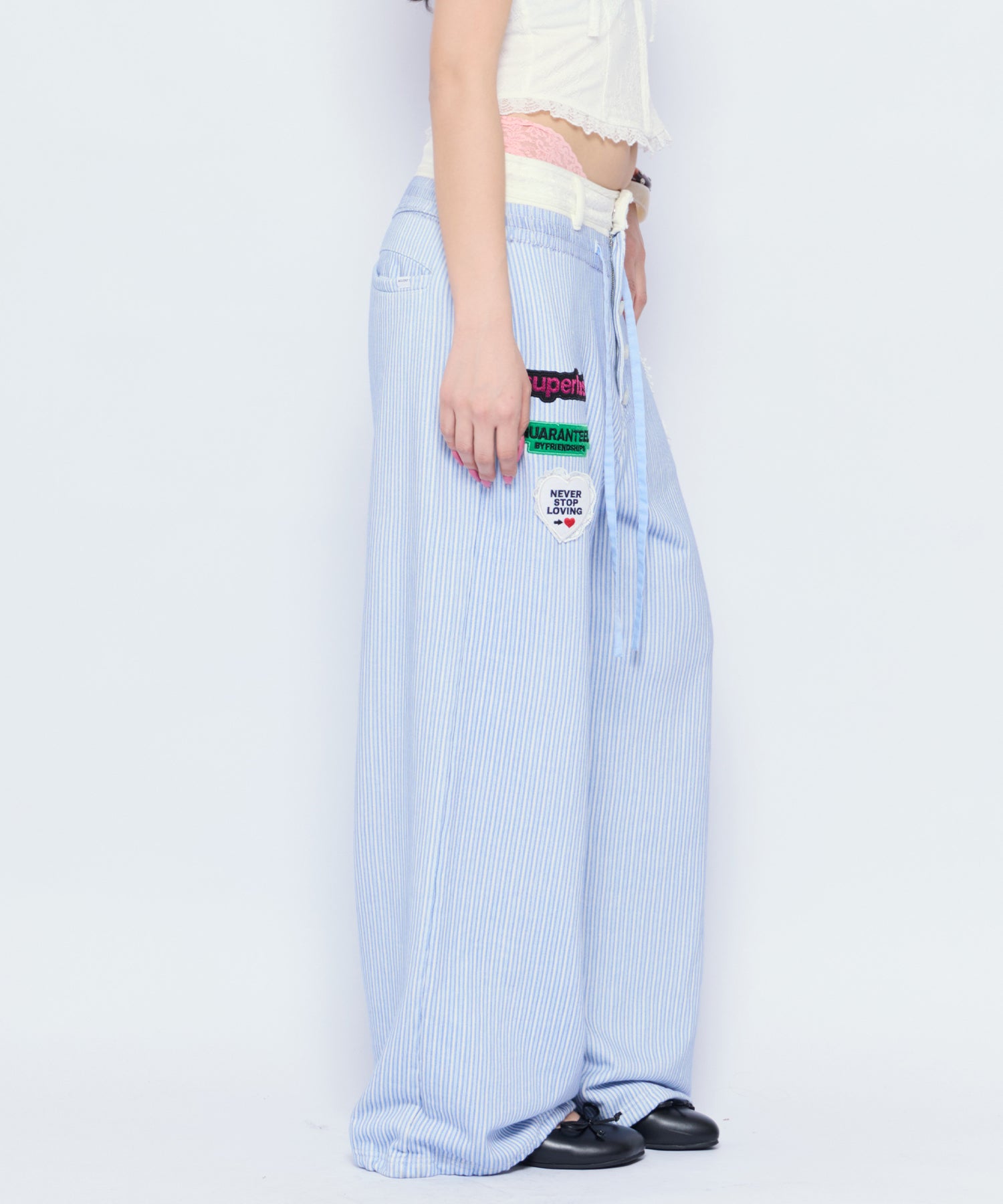 MODEL:170cm/COLOR:BLU/SIZE:F