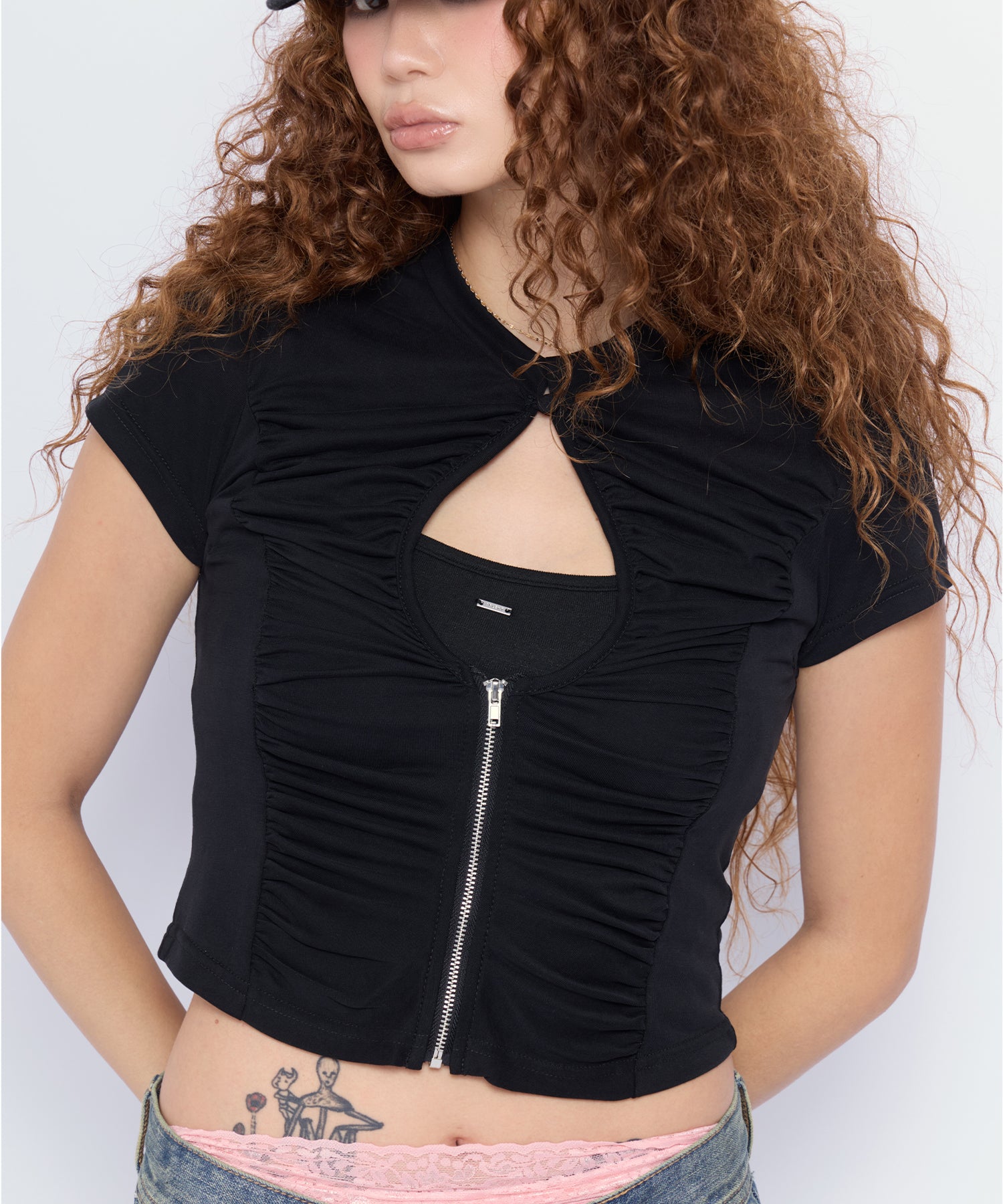 MODEL:168cm/COLOR:BLK/SIZE:F