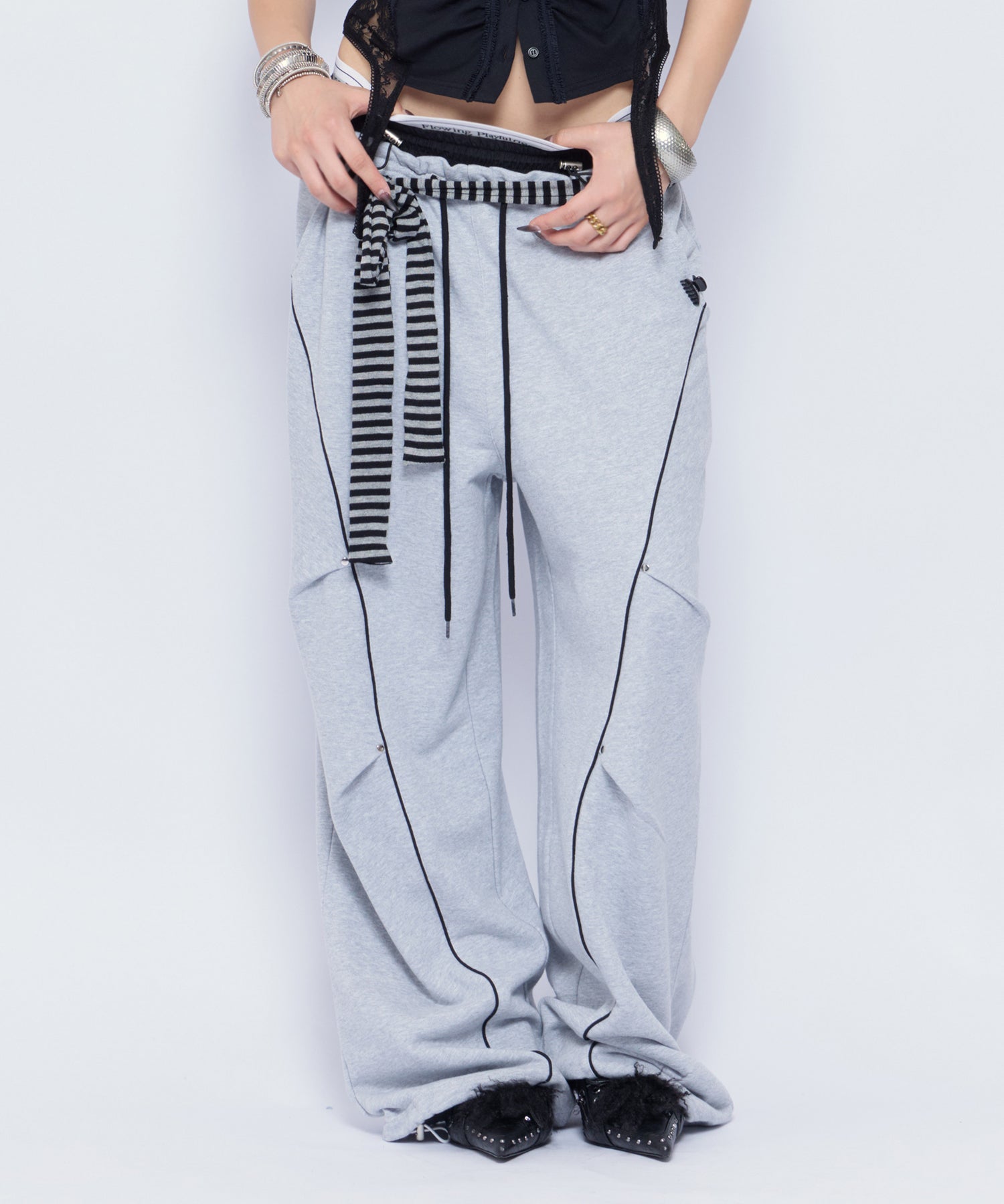 MODEL:170cm/COLOR:GRY/SIZE:F