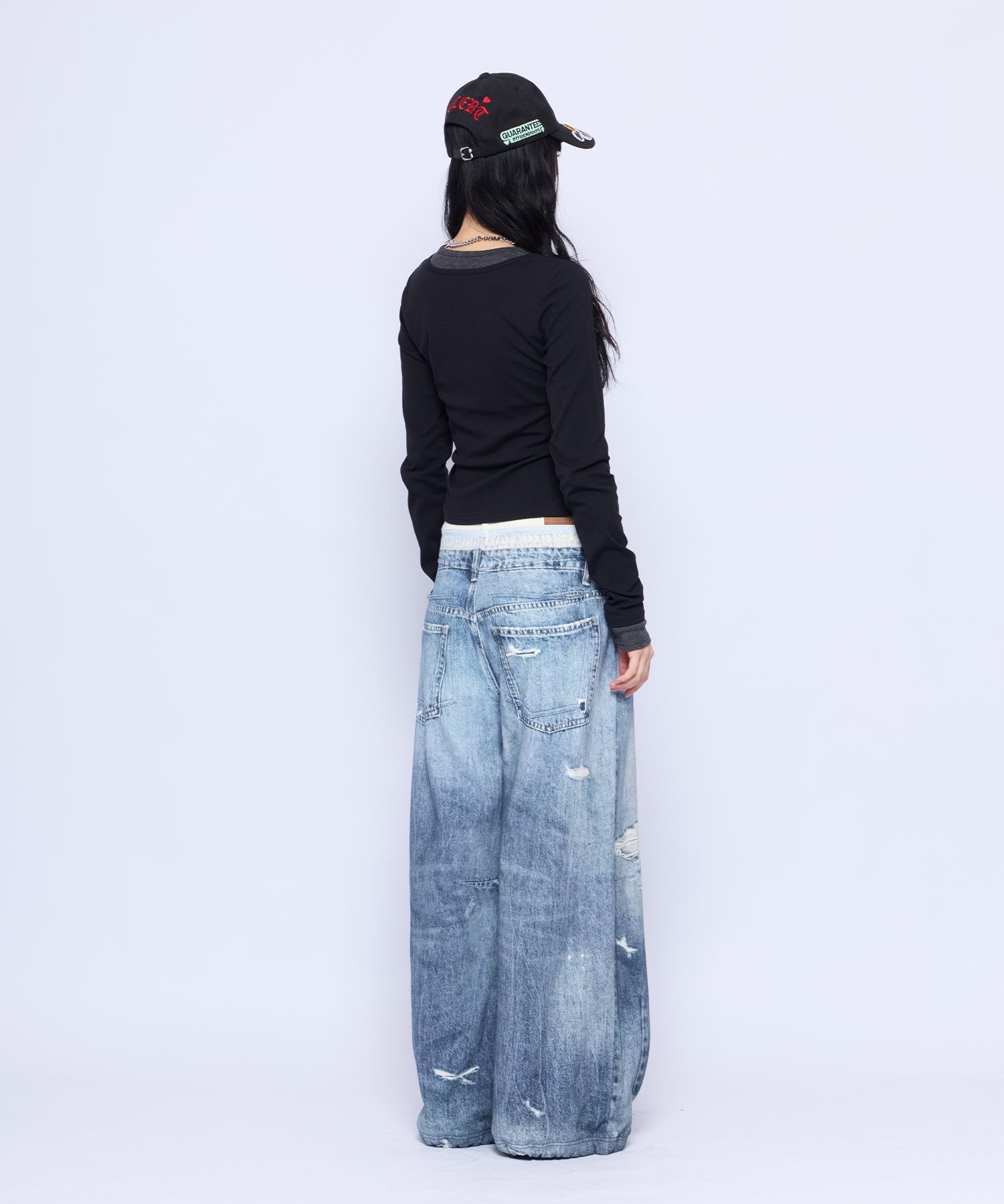 MODEL:172cm/COLOR:BLU/SIZE:F