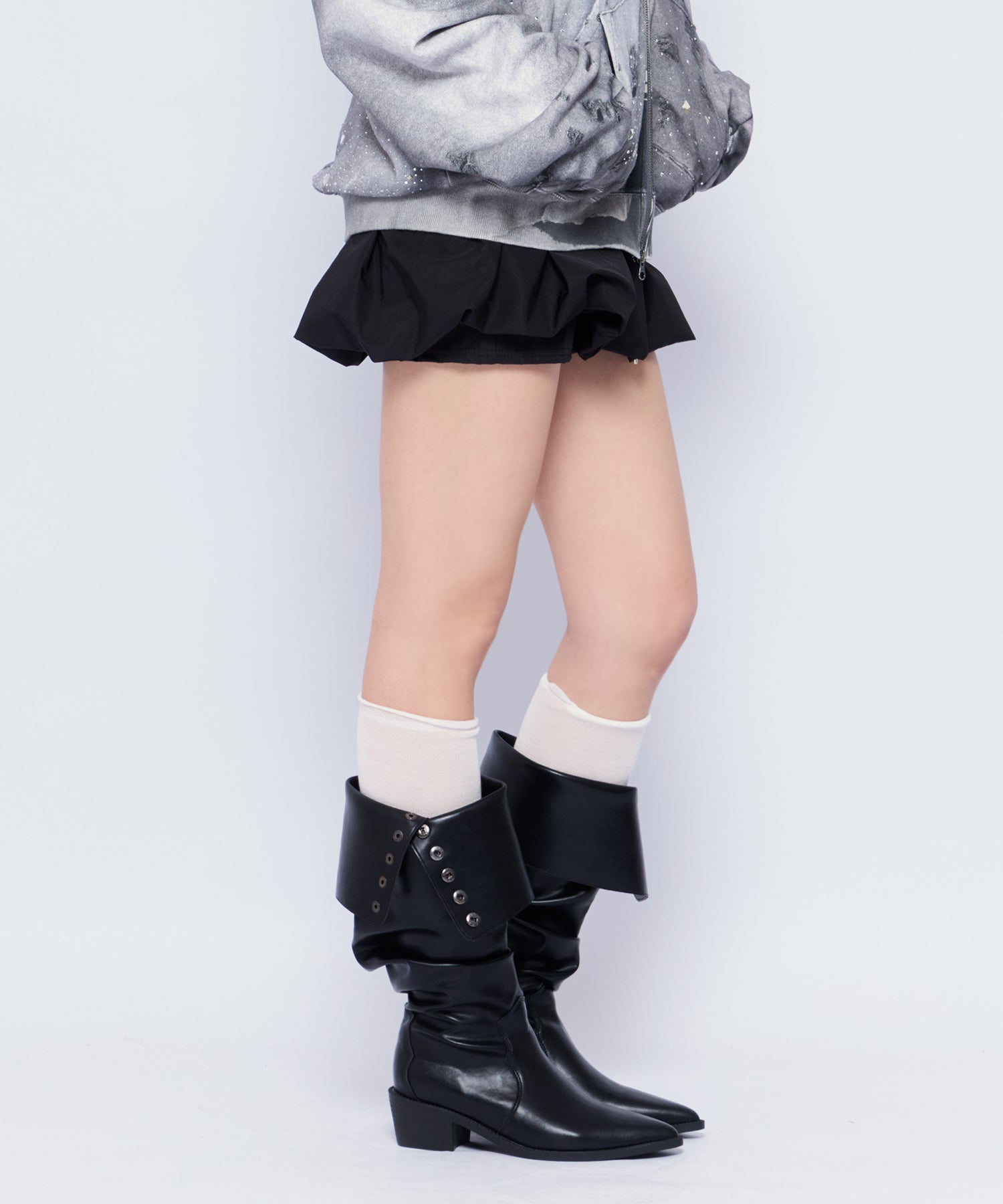 MODEL:170cm/COLOR:BLK/SIZE:F