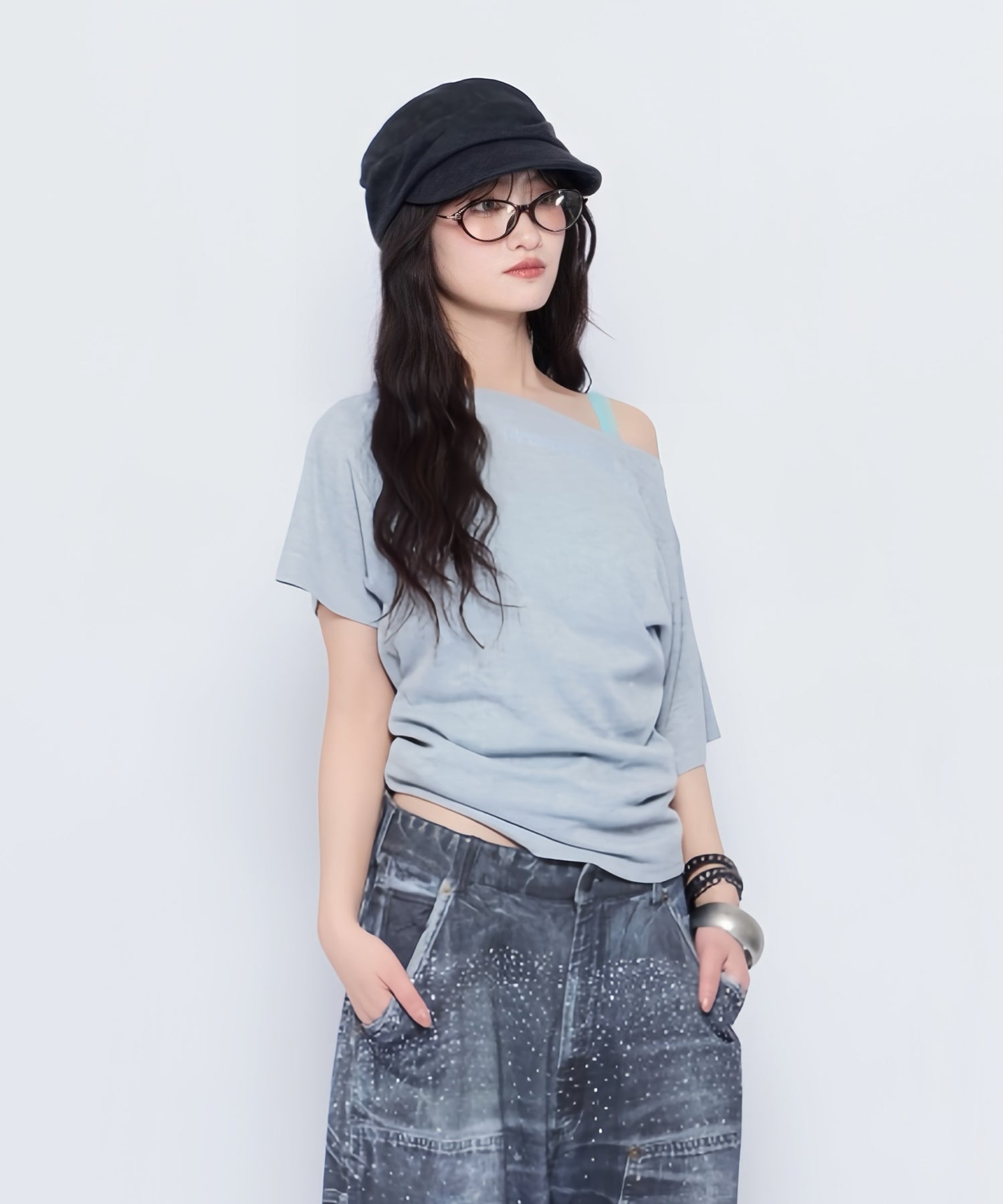 MODEL:155cm/COLOR:GRY/SIZE:F
