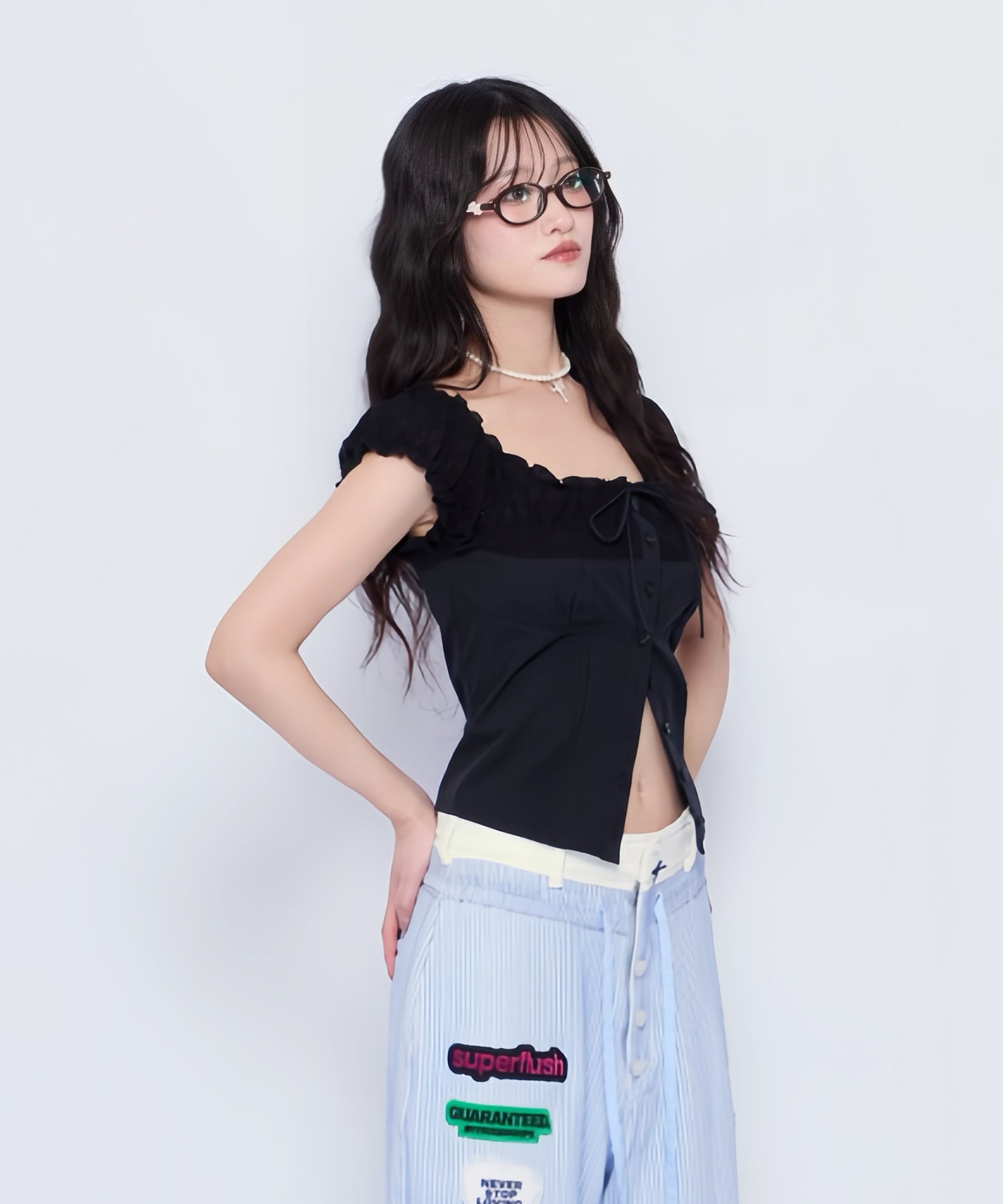 MODEL:155cm/COLOR:BLK/SIZE:F