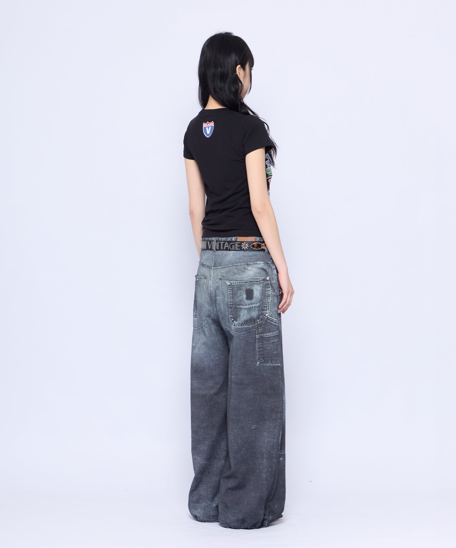 MODEL:172cm/COLOR:BLK/SIZE:F