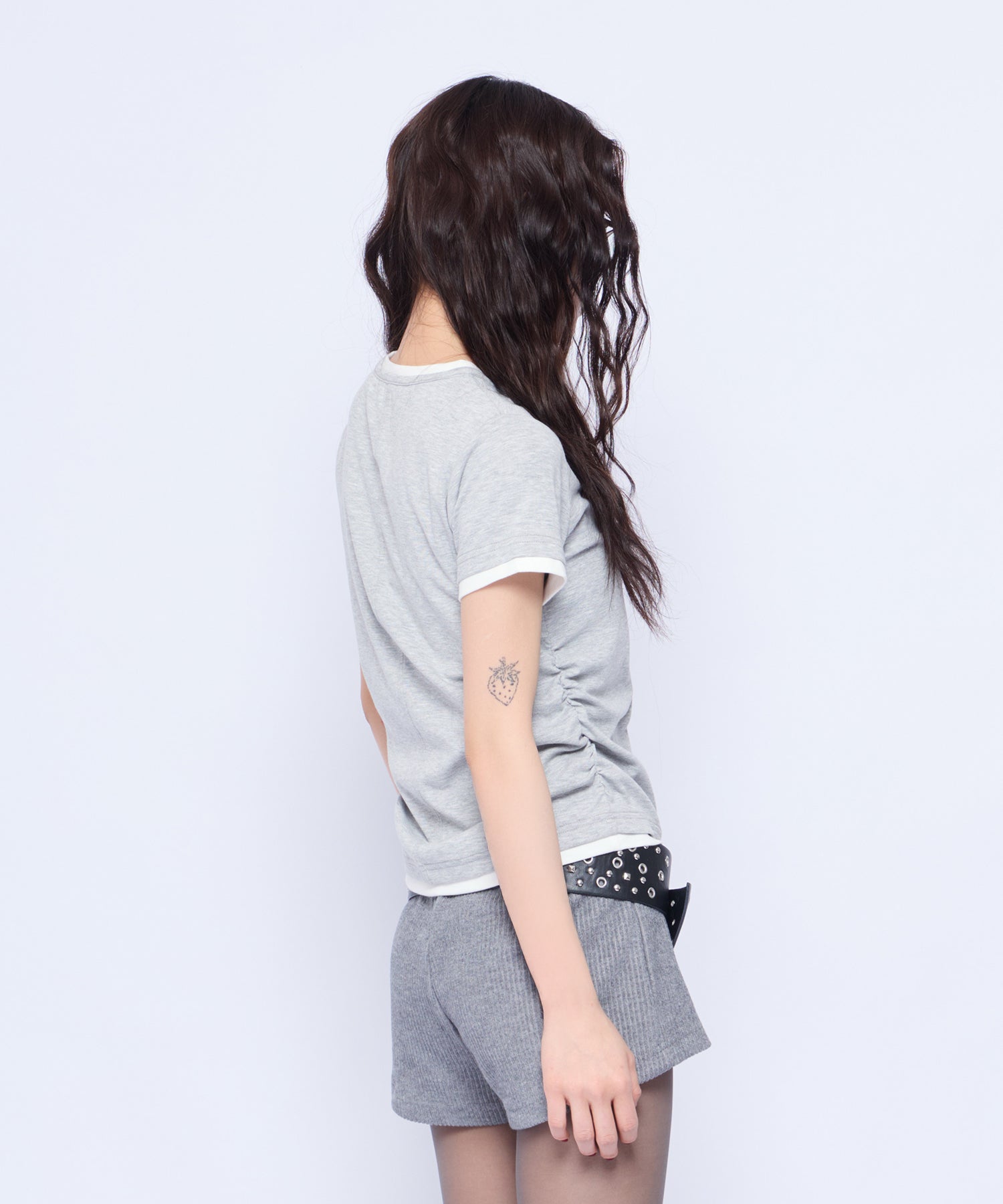 MODEL:160cm/COLOR:GRY/SIZE:F