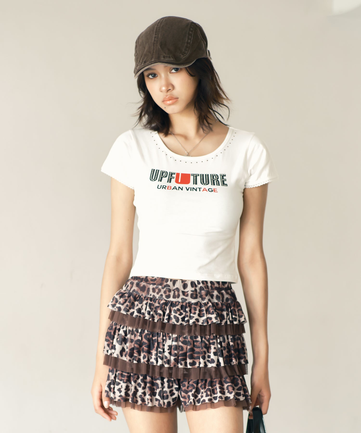 MODEL:170cm/COLOR:WHITE/SIZE:F