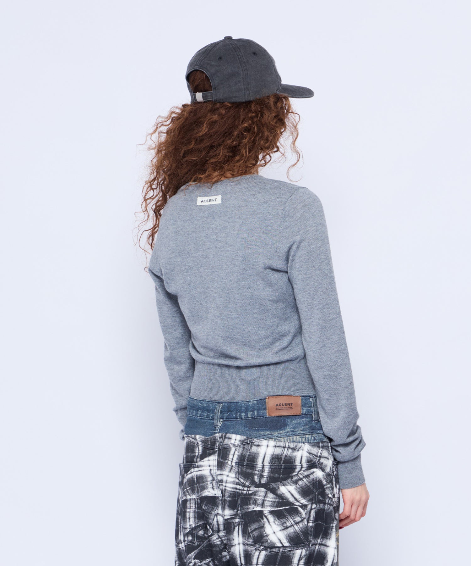 MODEL:168cm/COLOR:GRY/SIZE:F