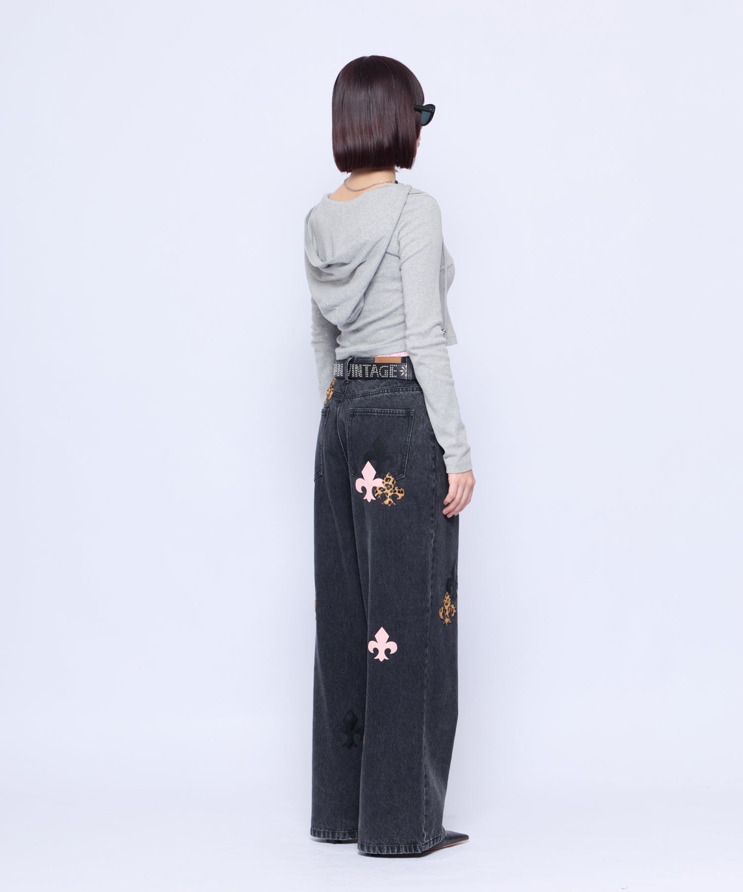 Leather Patch Icon Denim
