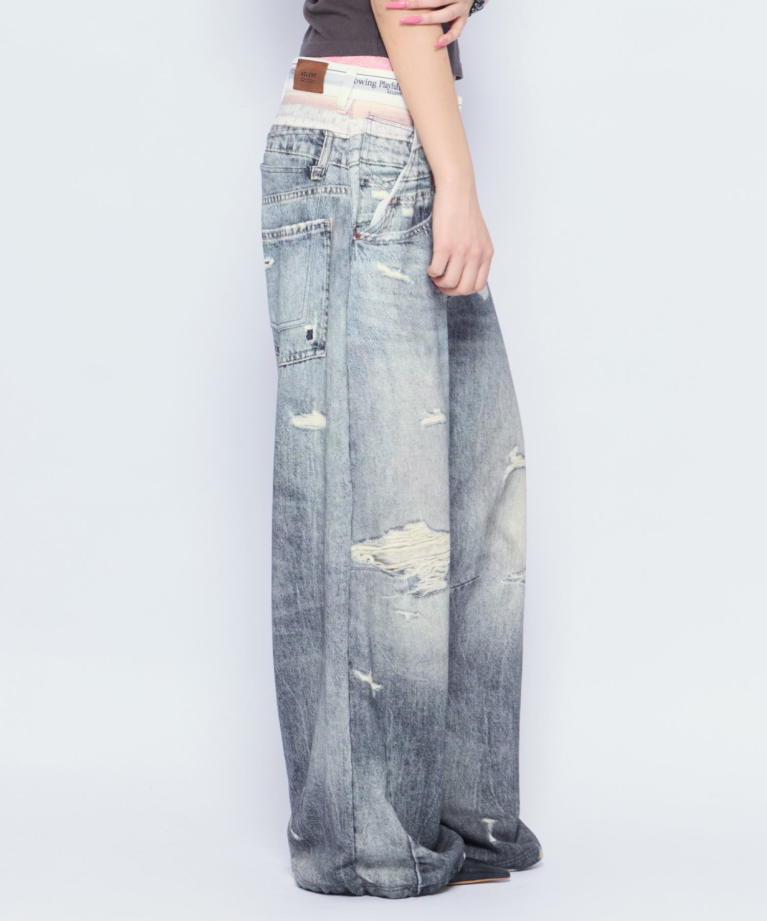 MODEL:170cm/COLOR:GRY/SIZE:F