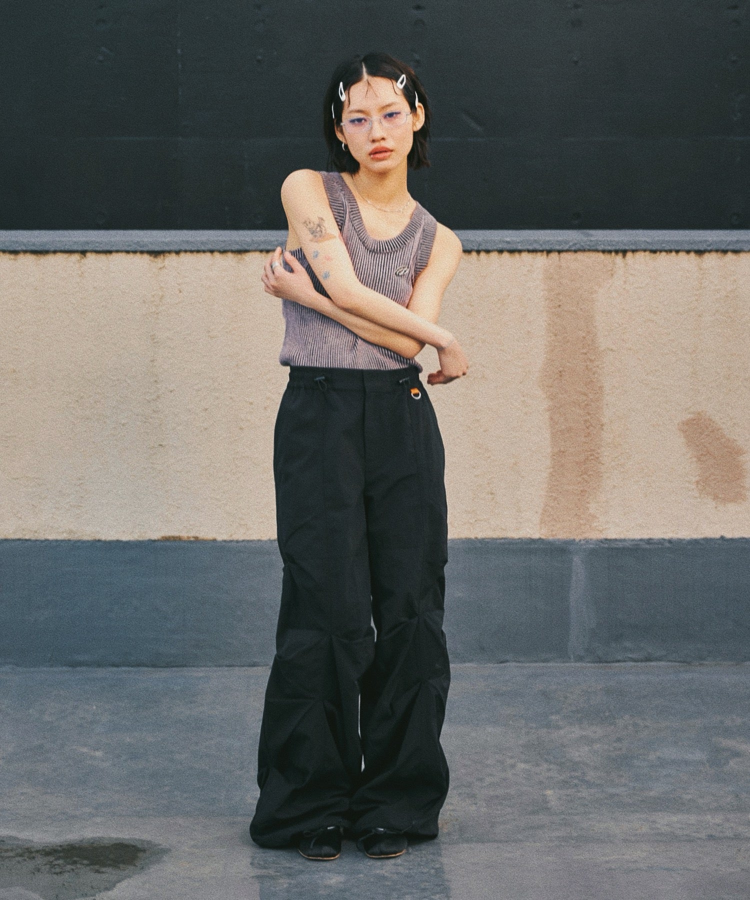 MODEL:161cm/COLOR:BLACK/SIZE:F