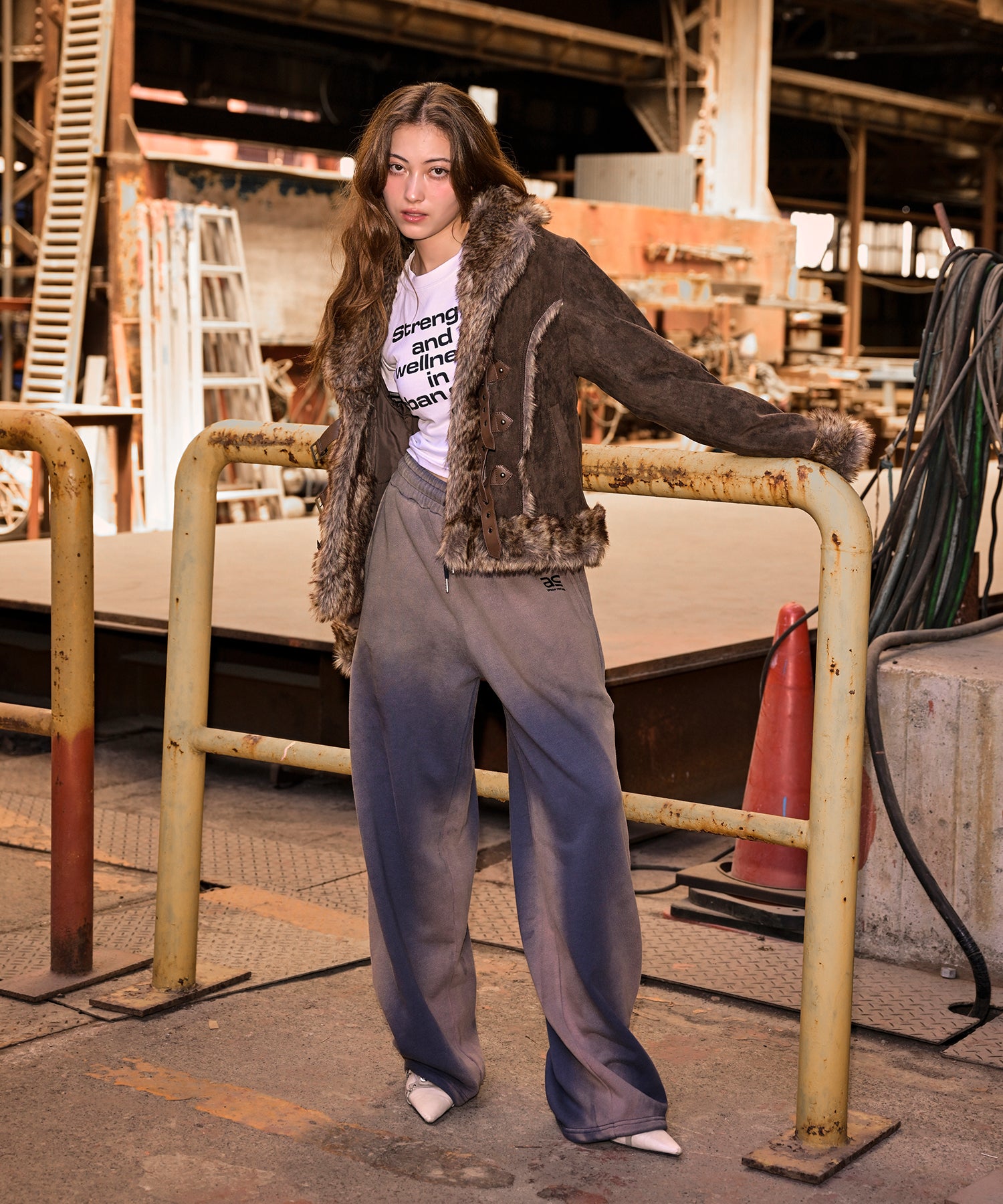 MODEL:163cm/COLOR:NAVY/SIZE:M