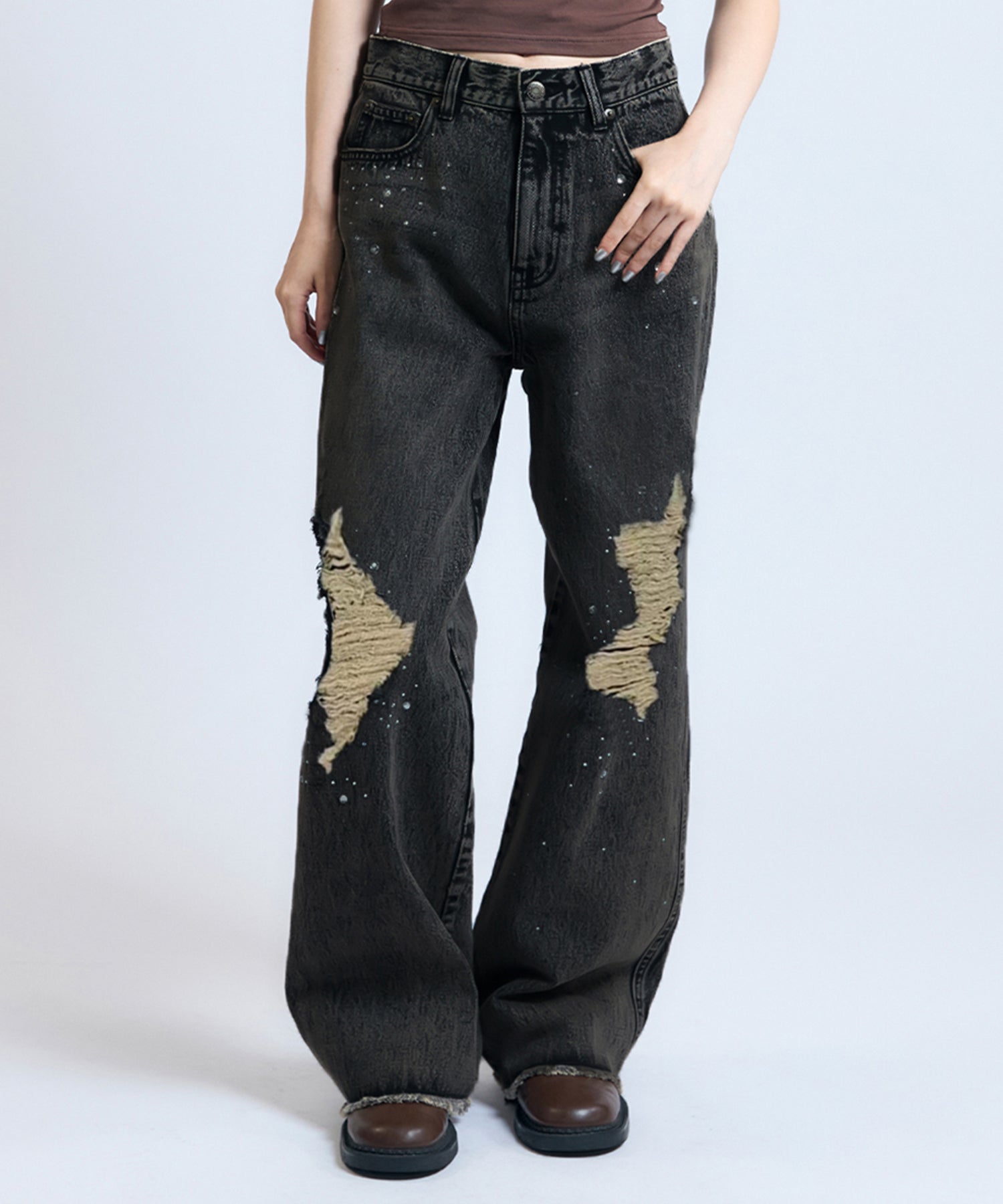 MODEL:163cm/COLOR:BLACK/SIZE:M