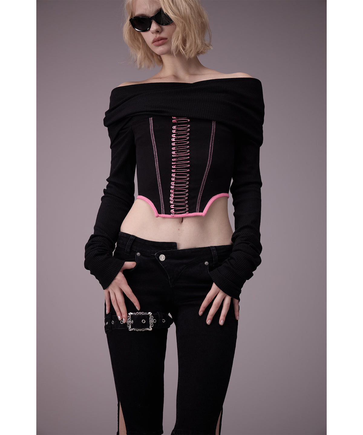 MODEL:176cm/COLOR:BLK/SIZE:F
