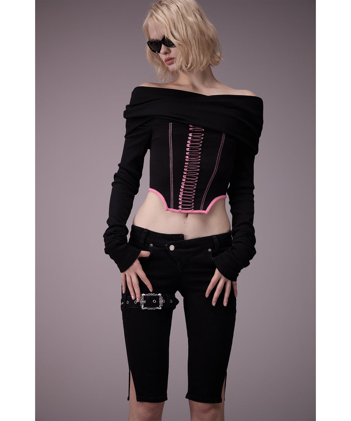 MODEL:176cm/COLOR:BLK/SIZE:F