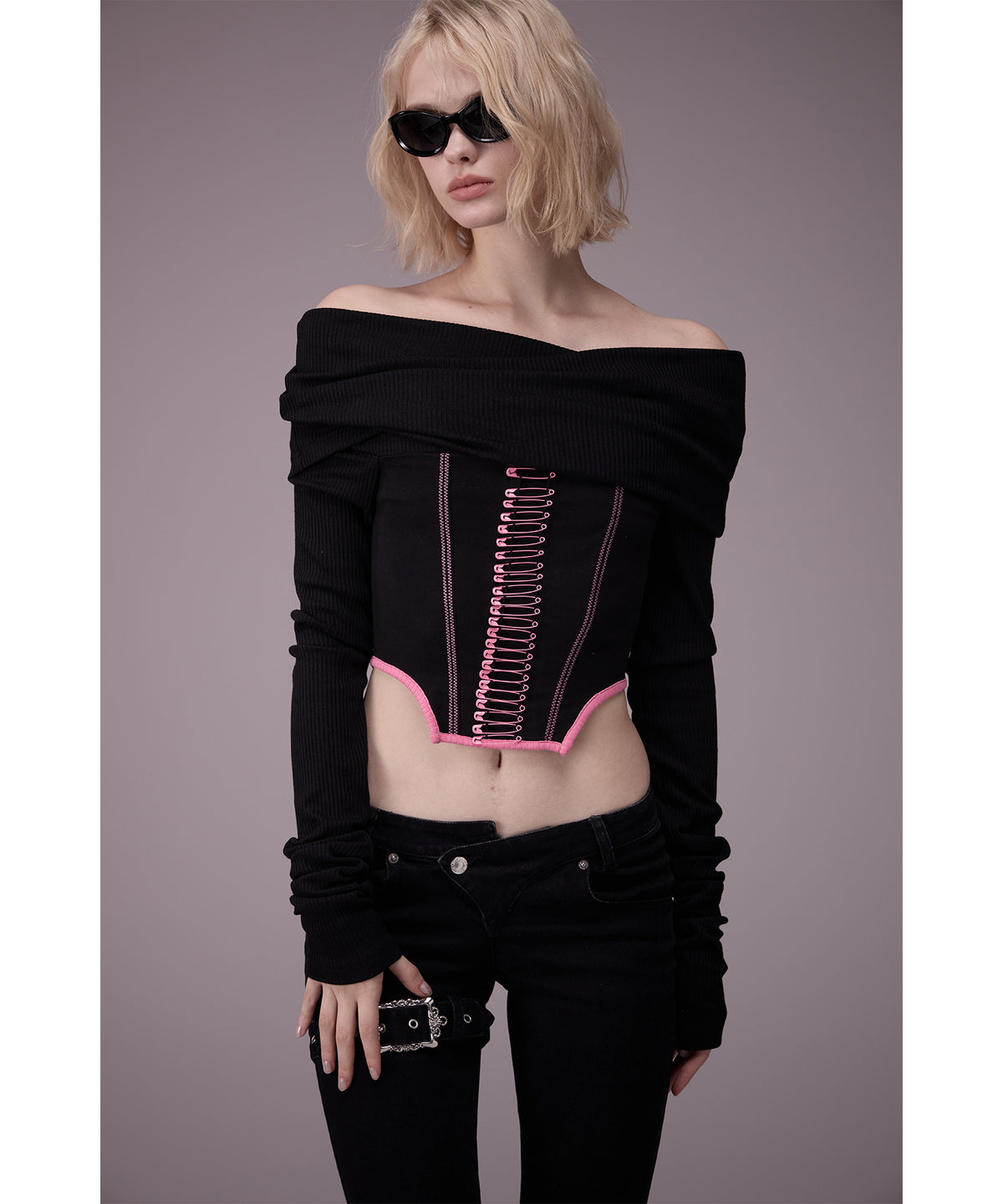 MODEL:176cm/COLOR:BLK/SIZE:F