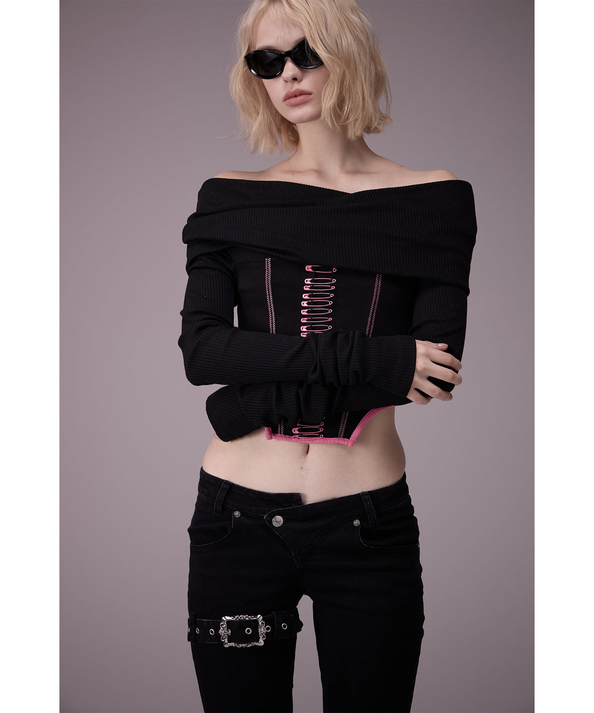 MODEL:176cm/COLOR:BLK/SIZE:F