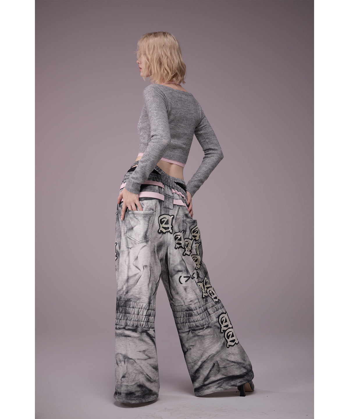 MODEL:176cm/COLOR:GRY/SIZE:F