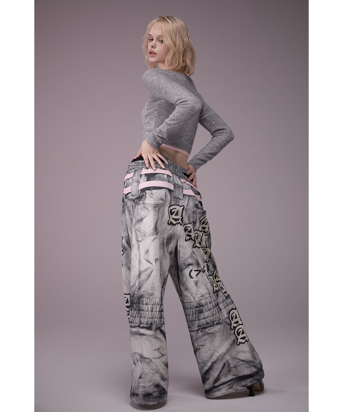 MODEL:176cm/COLOR:GRY/SIZE:F