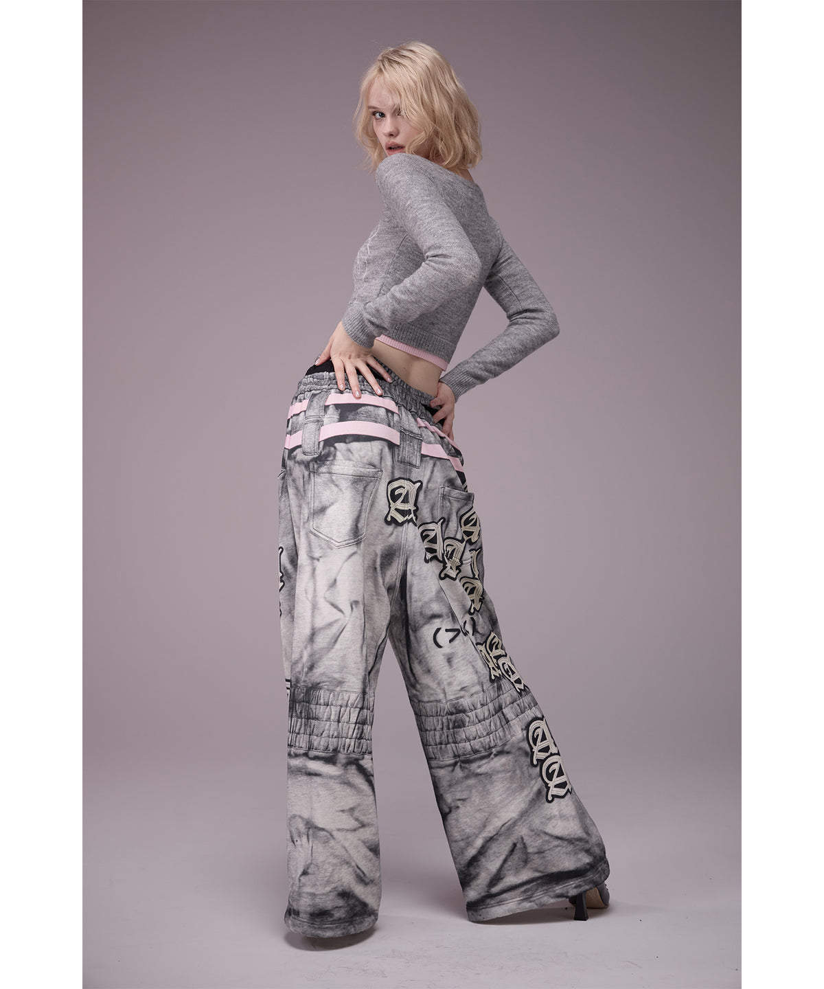 MODEL:176cm/COLOR:GRY/SIZE:F