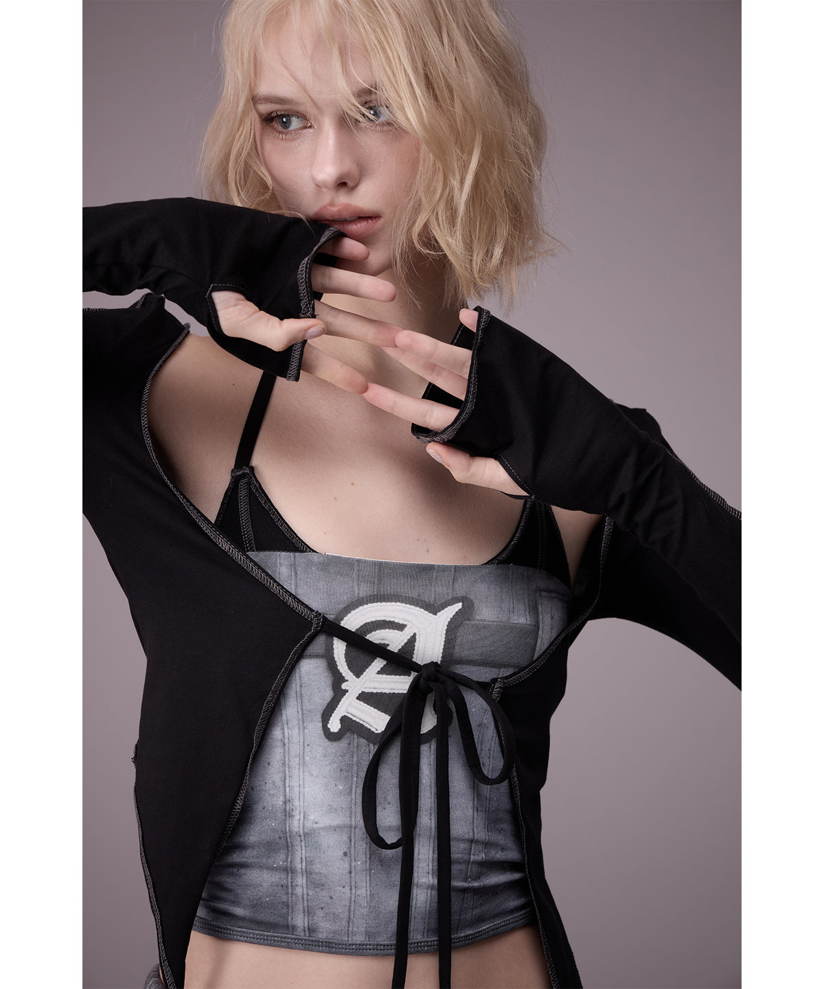 MODEL:176cm/COLOR:D/GRY/SIZE:F