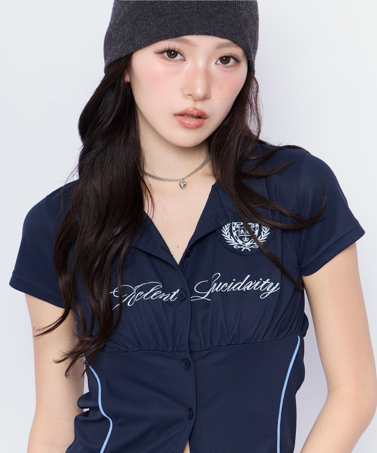 MODEL:170cm/COLOR:NVY/SIZE:F
