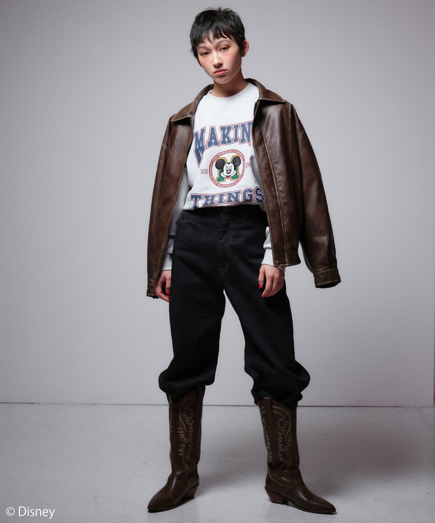 MODEL:166cm/COLOR:WHITE/SIZE:F