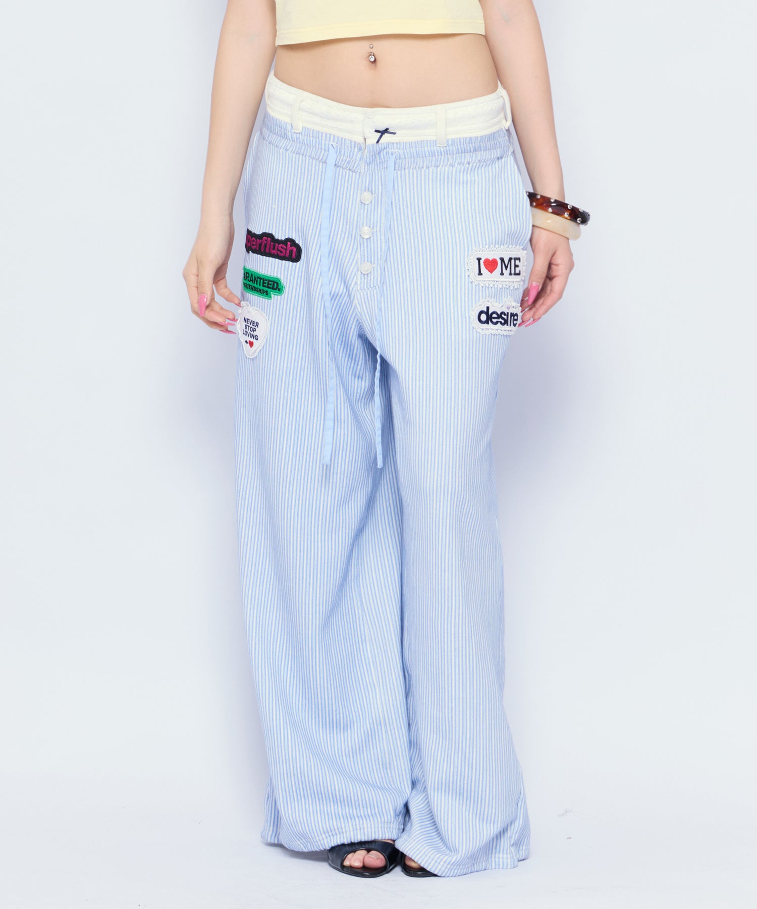 MODEL:170cm/COLOR:BLU/SIZE:F